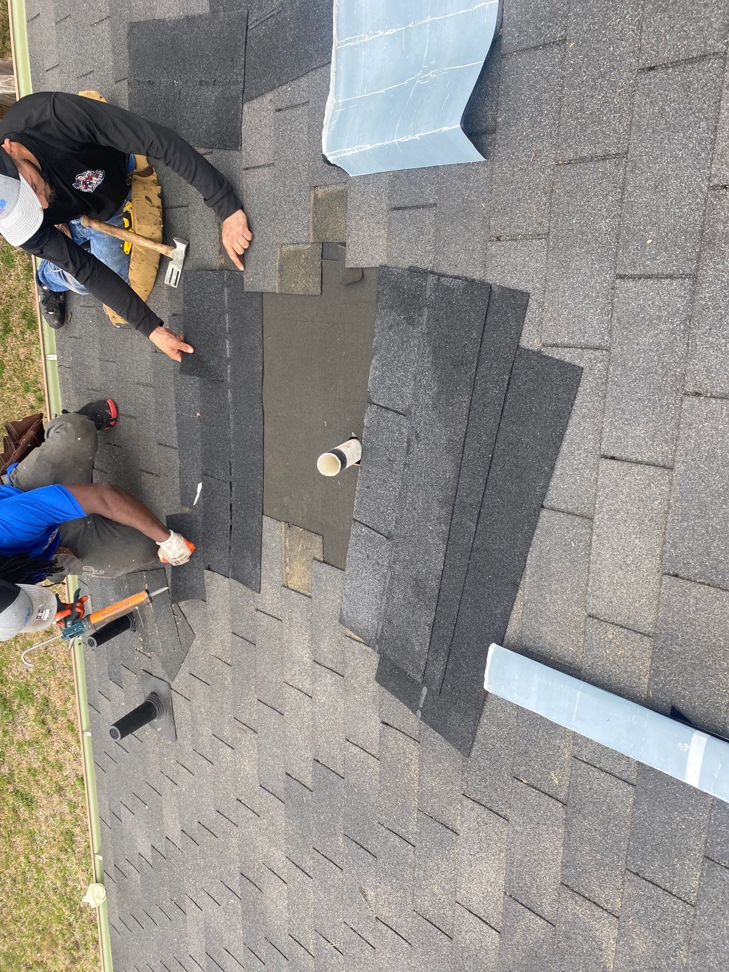 Residential Roofing Repair using Owen's Corning Duration (Lifetime) Shingles by Roof Repair Company