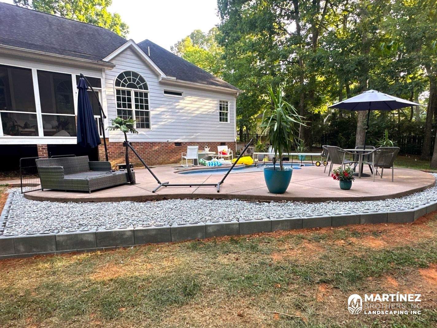 Patio extension in Youngsville