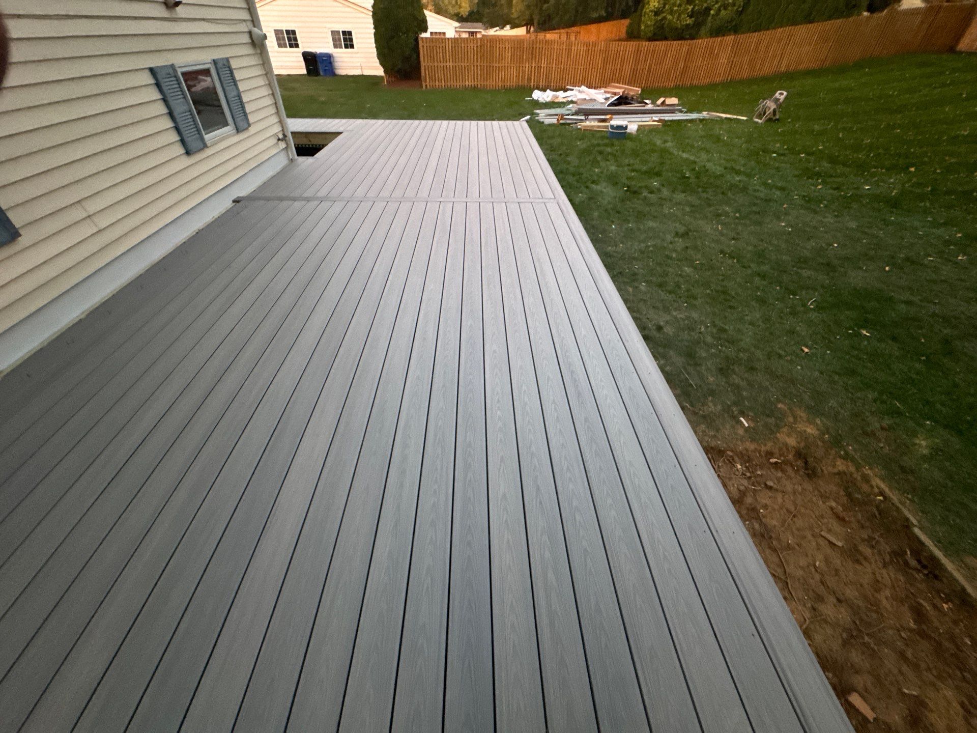 New Deck with Sliding Patio Door by deck guardian