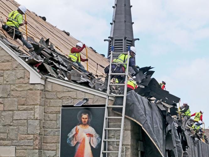 St. Pius Church - Commercial Roof Restoration by Rinaldi Brothers