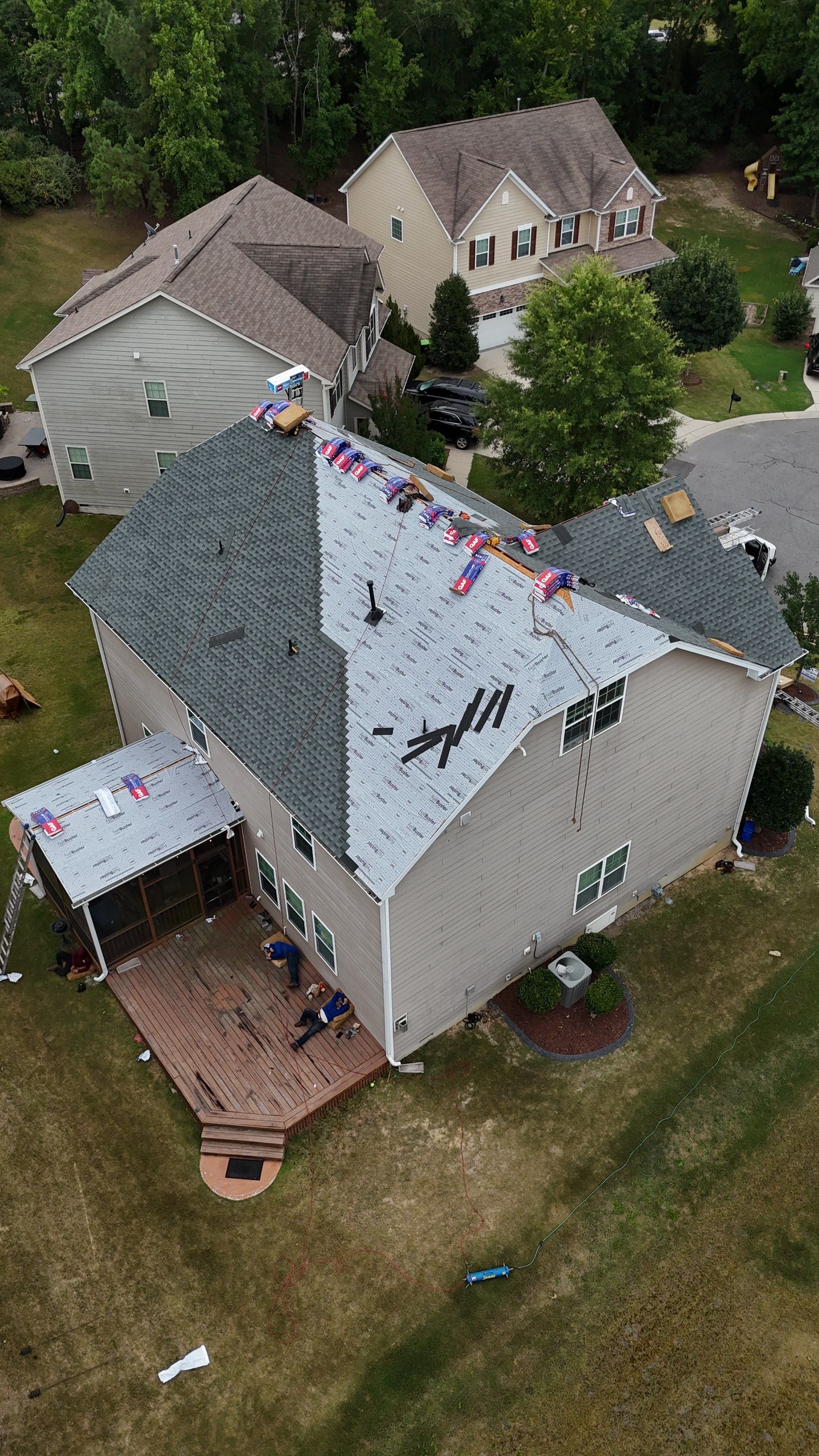 Roof Replacement - GAF Timberline HDZ Slate  by Pro Performance Roofing