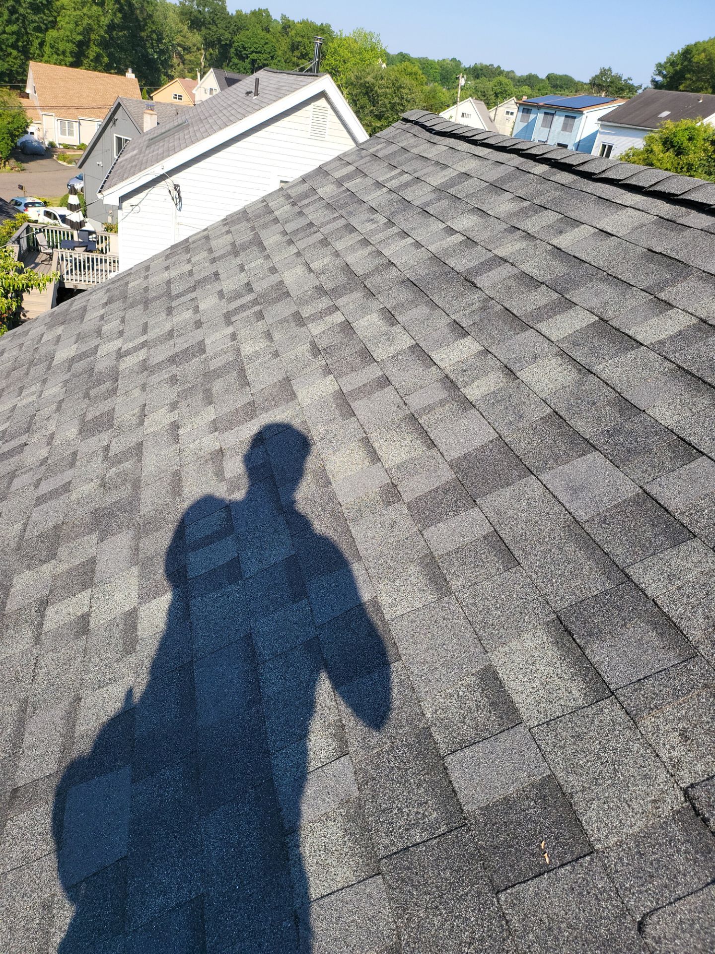 Residential Roofing Installation using Owens Corning TruDefinition Duration - Estate Gray by A Plus Exterior