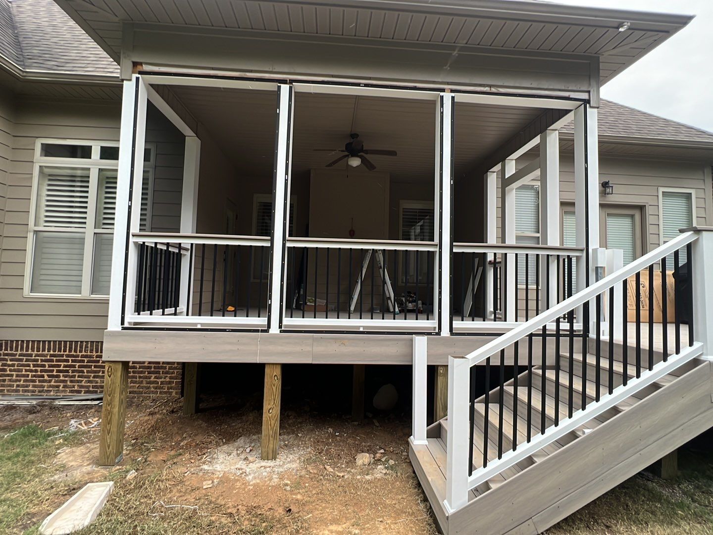 Tiffany Estates - Composite Deck Installation  by Pillar and Pine