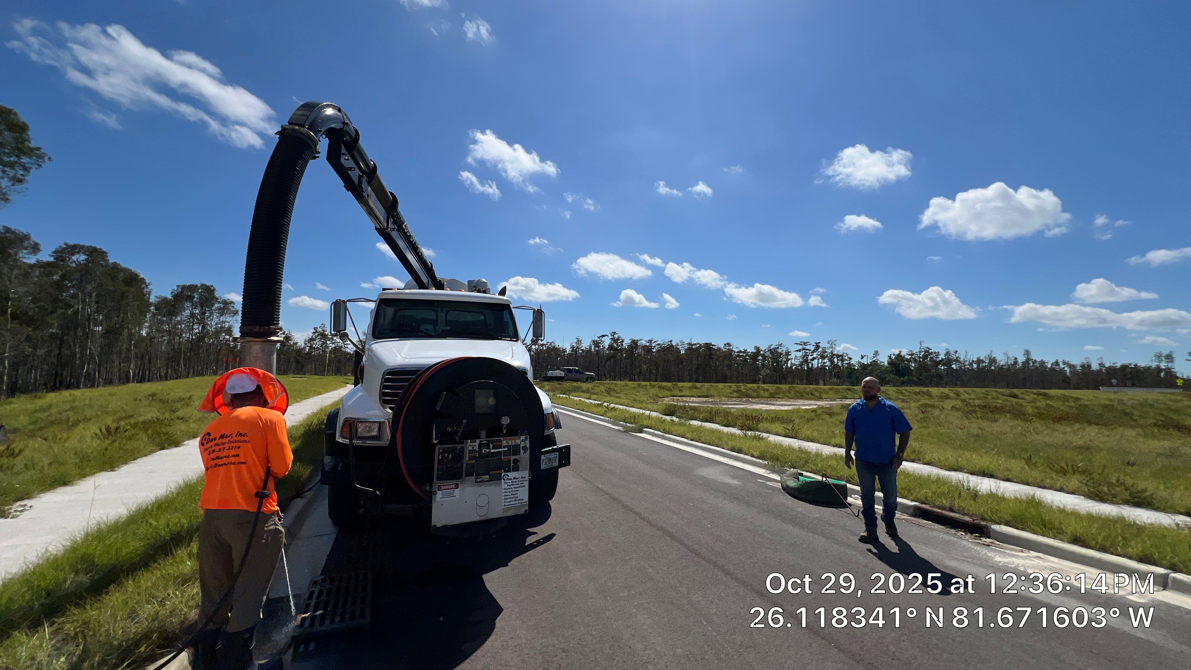 New Construction Road off Rattlesnake in Naples by Don Mar, Inc. Storm Water Solutions