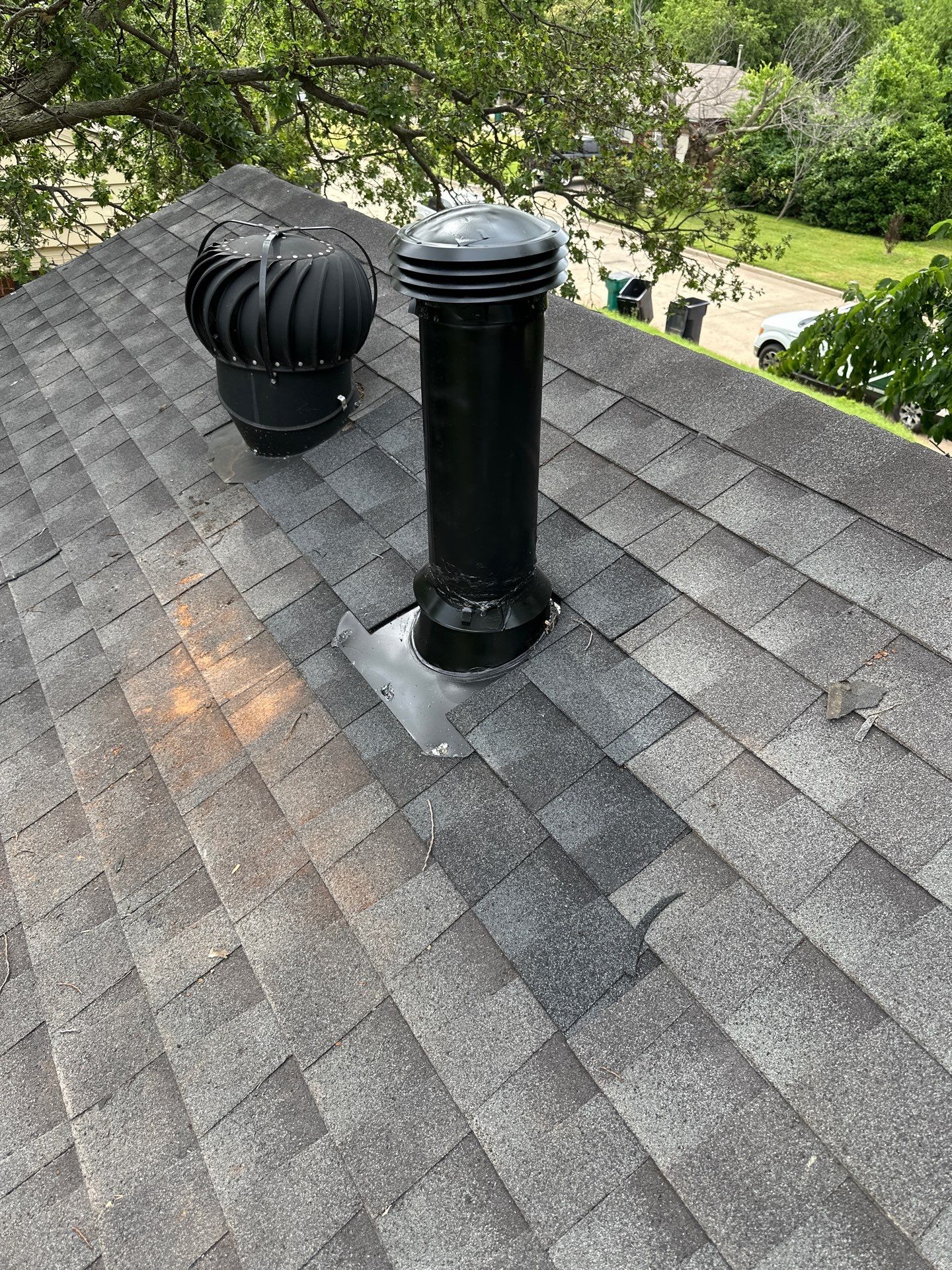 vent stack & and turbine vent replacement in Oklahoma City by McCann's Roofing and Construction