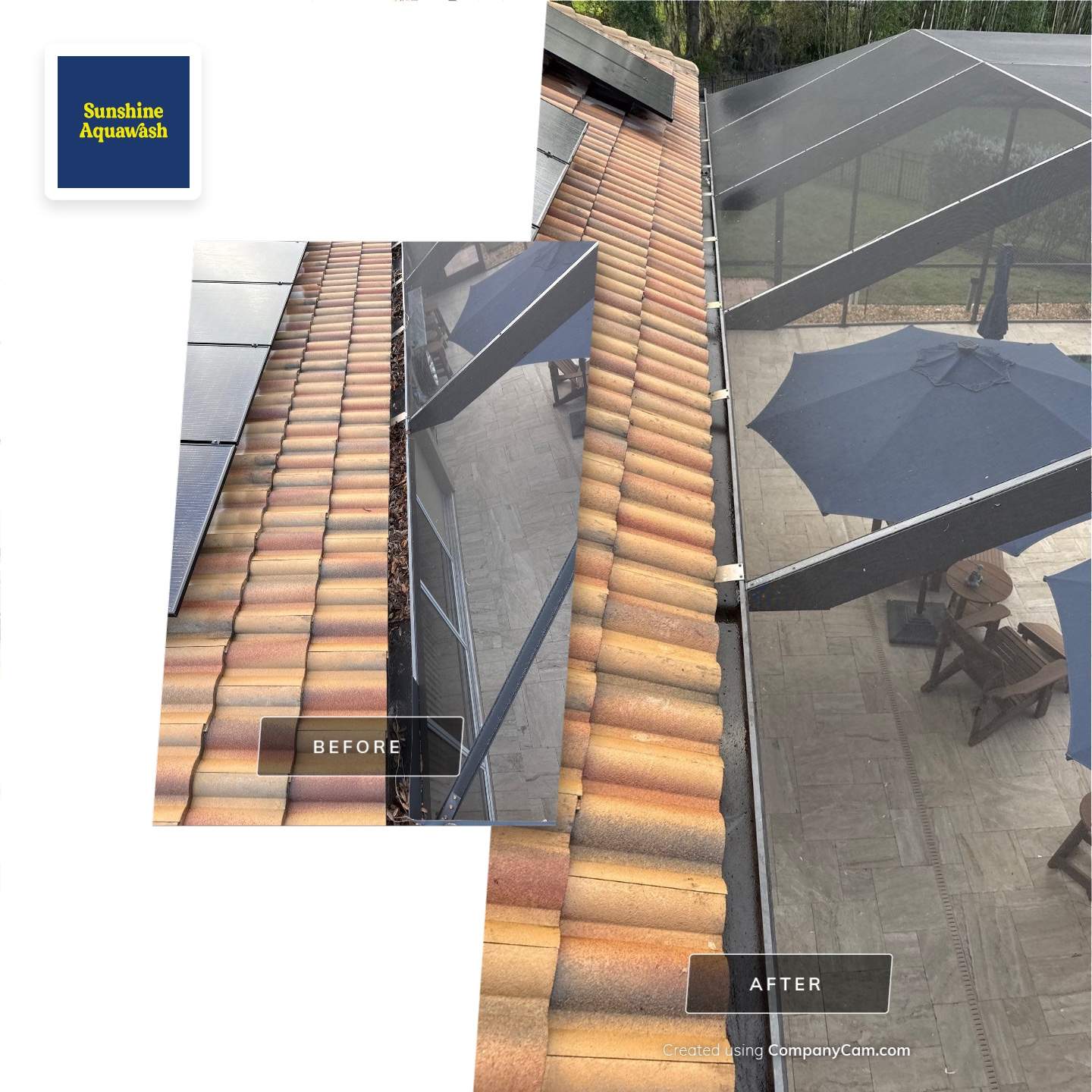 Concrete Tile Roof Cleaning in Winding River Community, Bradenton, FL | Sunshine AquaWash by Sunshine AquaWash