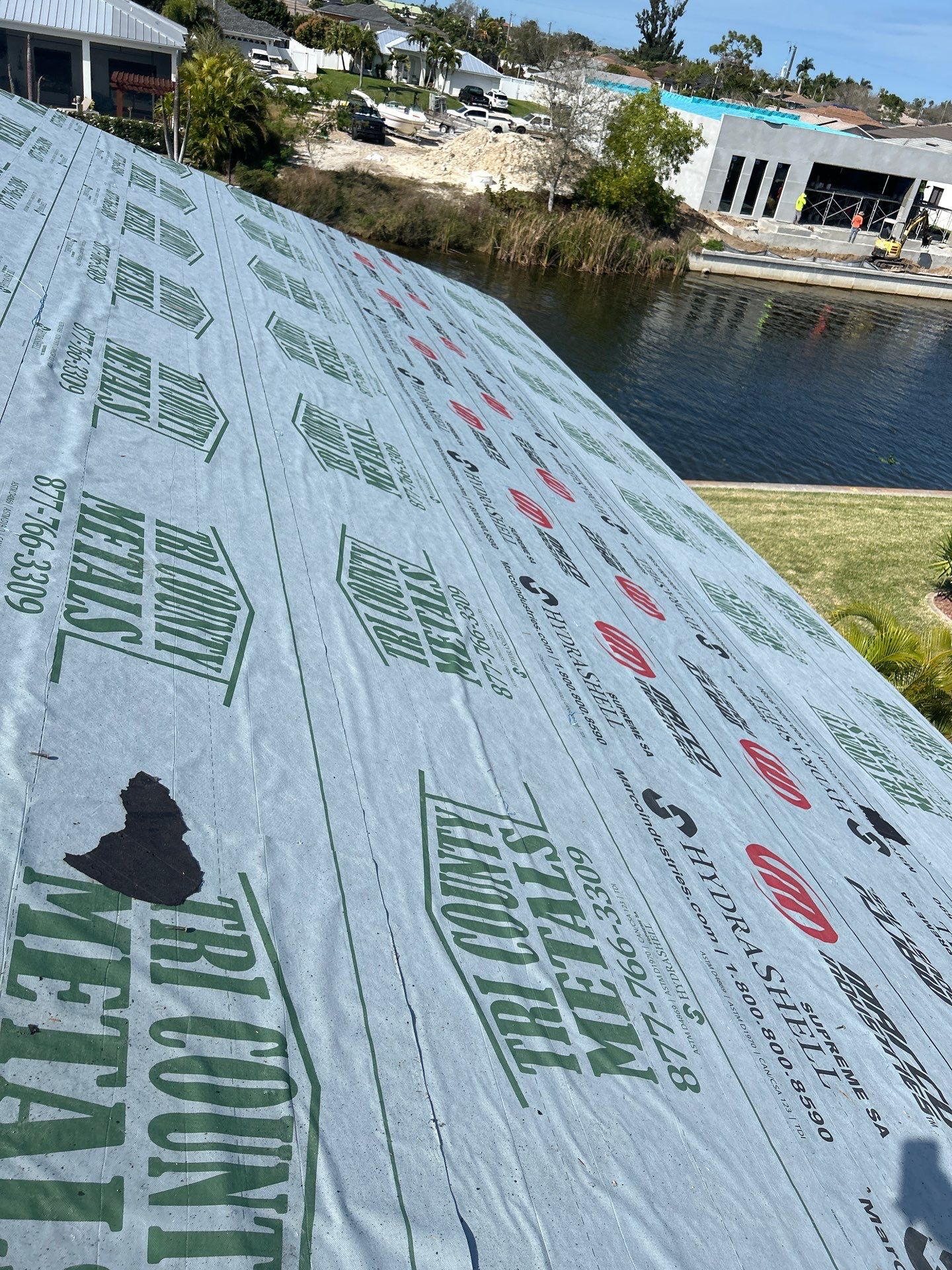 Residential Roofing Installation using Tri County Metal by 1st Class Roofing, Inc. 