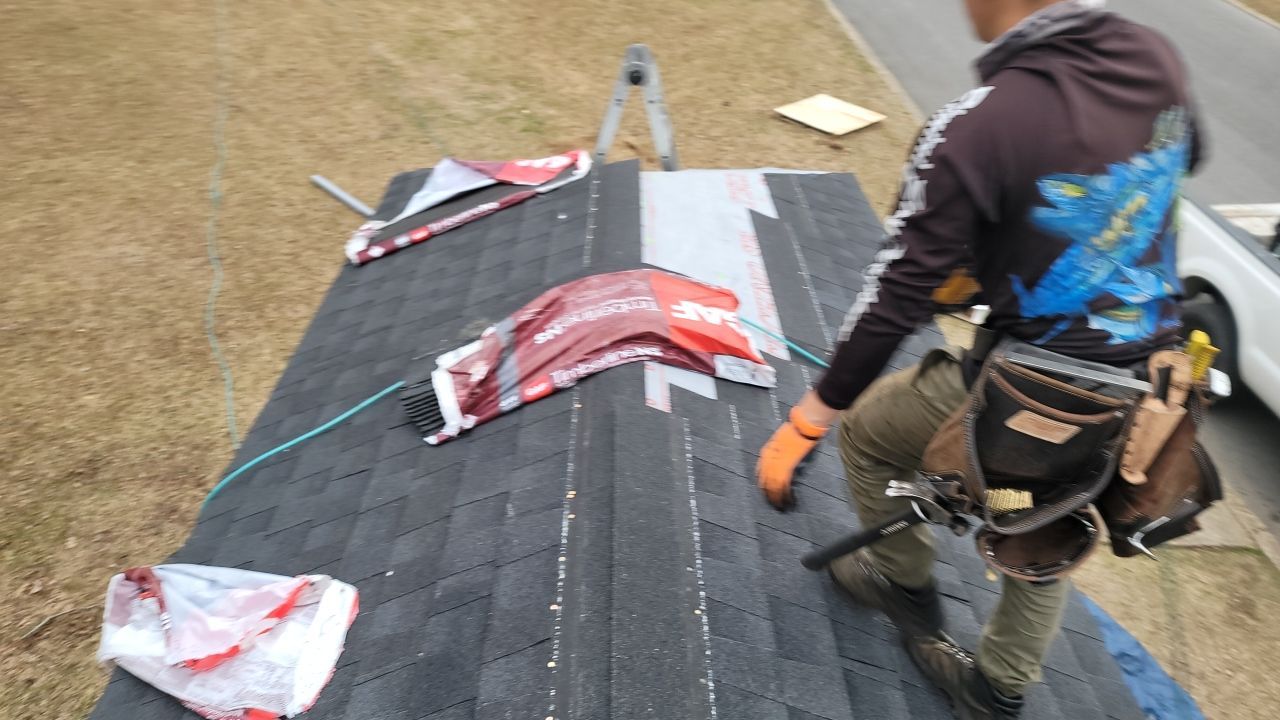 Residential Roofing Installation using Roof Replacement by American Roofing & Construction LLC
