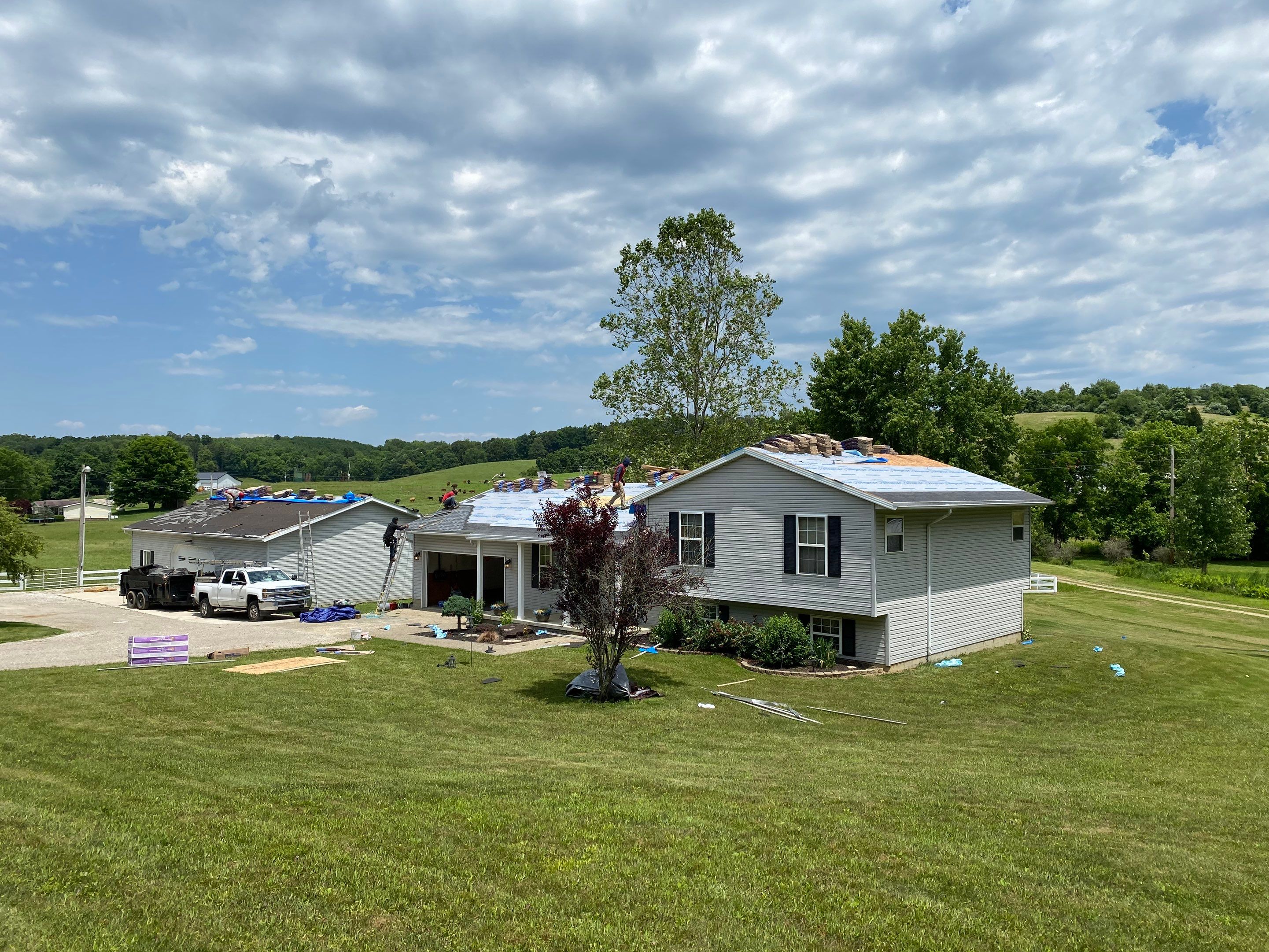 New Roof Installation by Best Roofing & Siding Company
