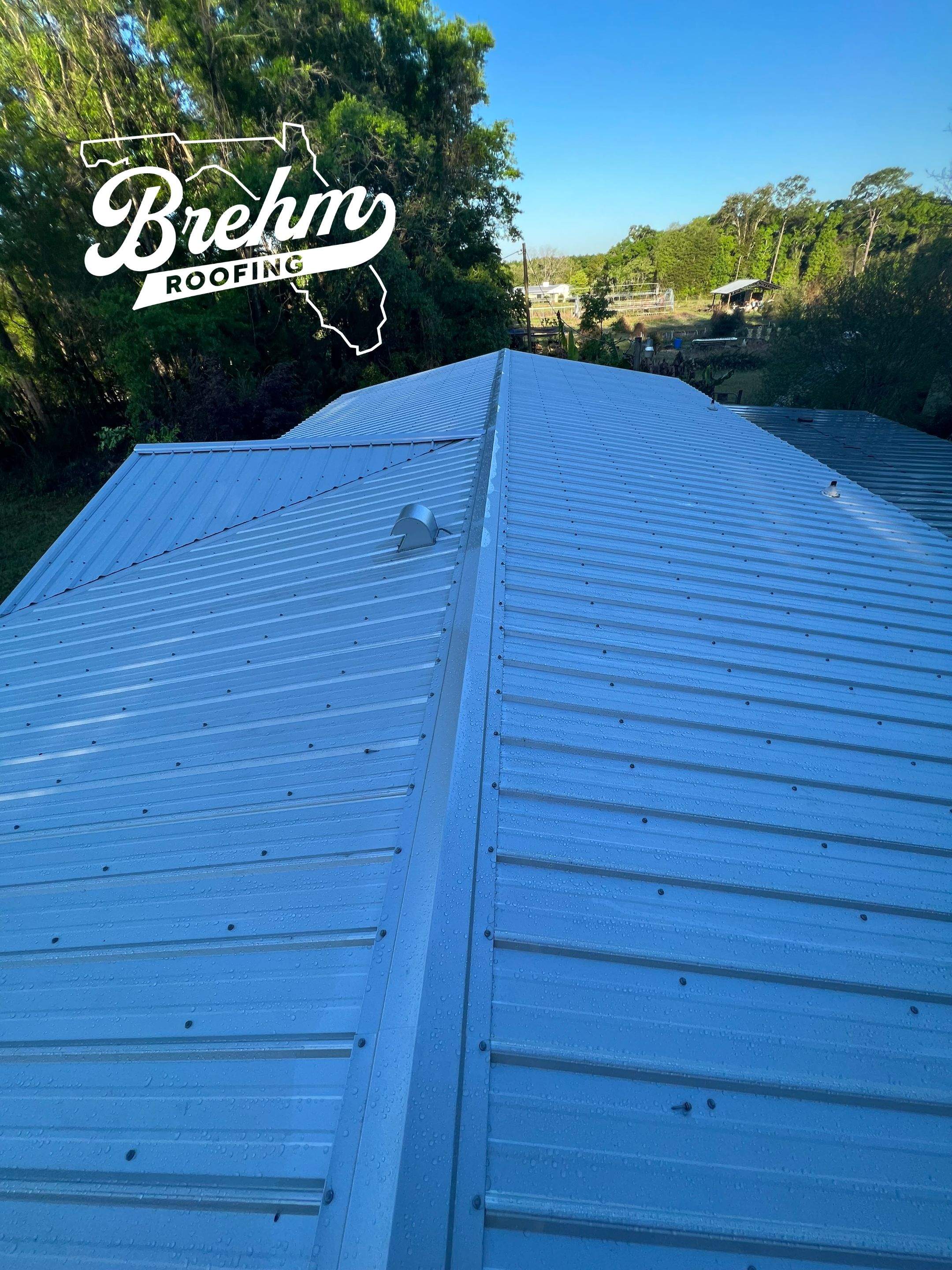 Metal Roof Replacement in Archer, Florida by Brehm Roofing