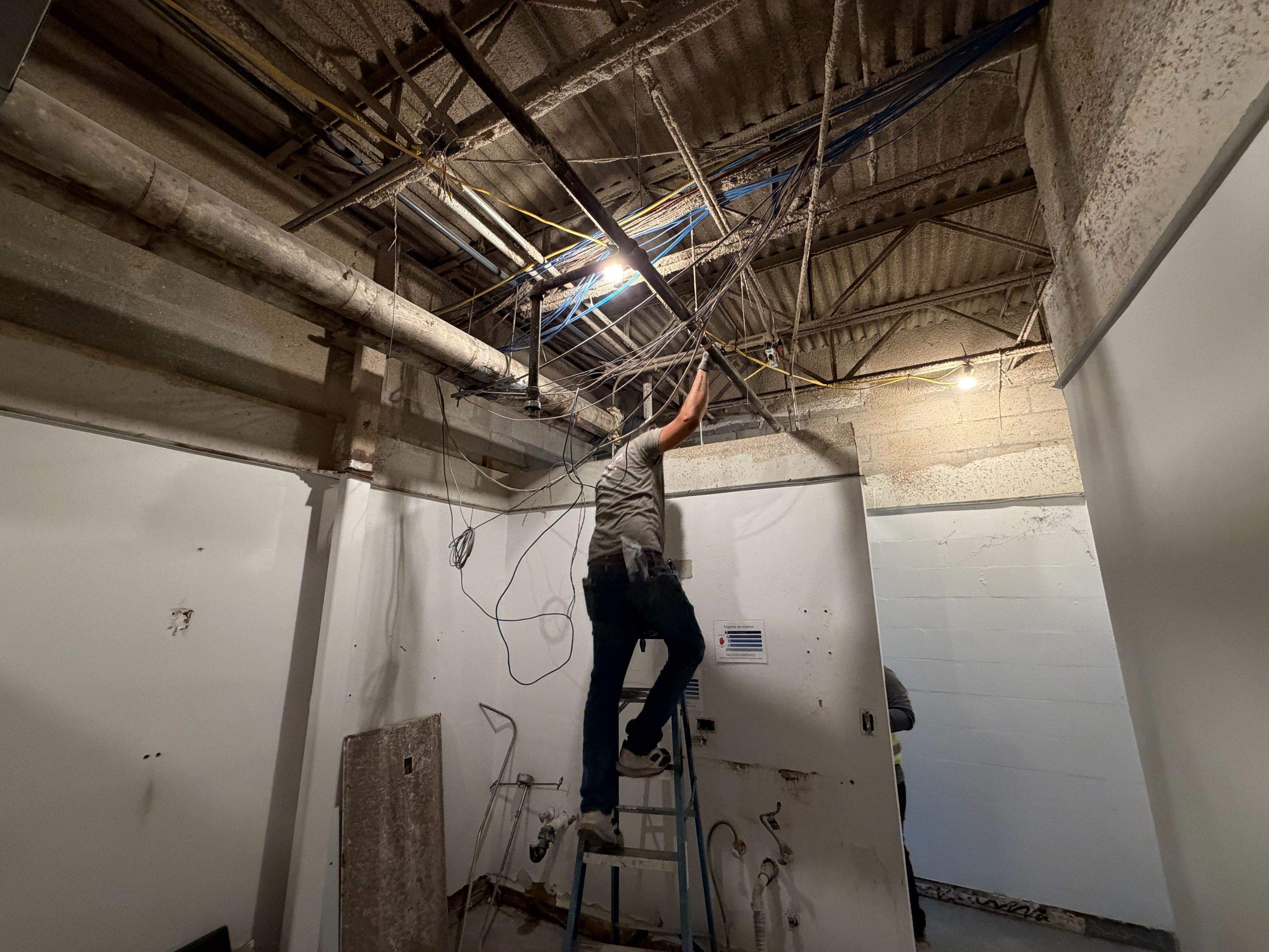 Commercial Restroom Renovation with Epoxy Flooring in Sarasota by Vertical General Contracting 