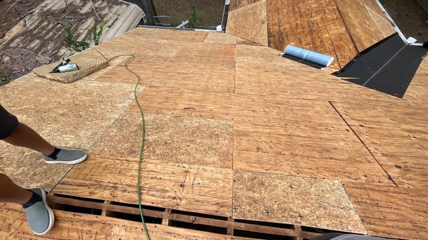 New Onyx Black Shingle Roof Replacement and Tree Damage Repair. by Midlands Roofing & Exteriors