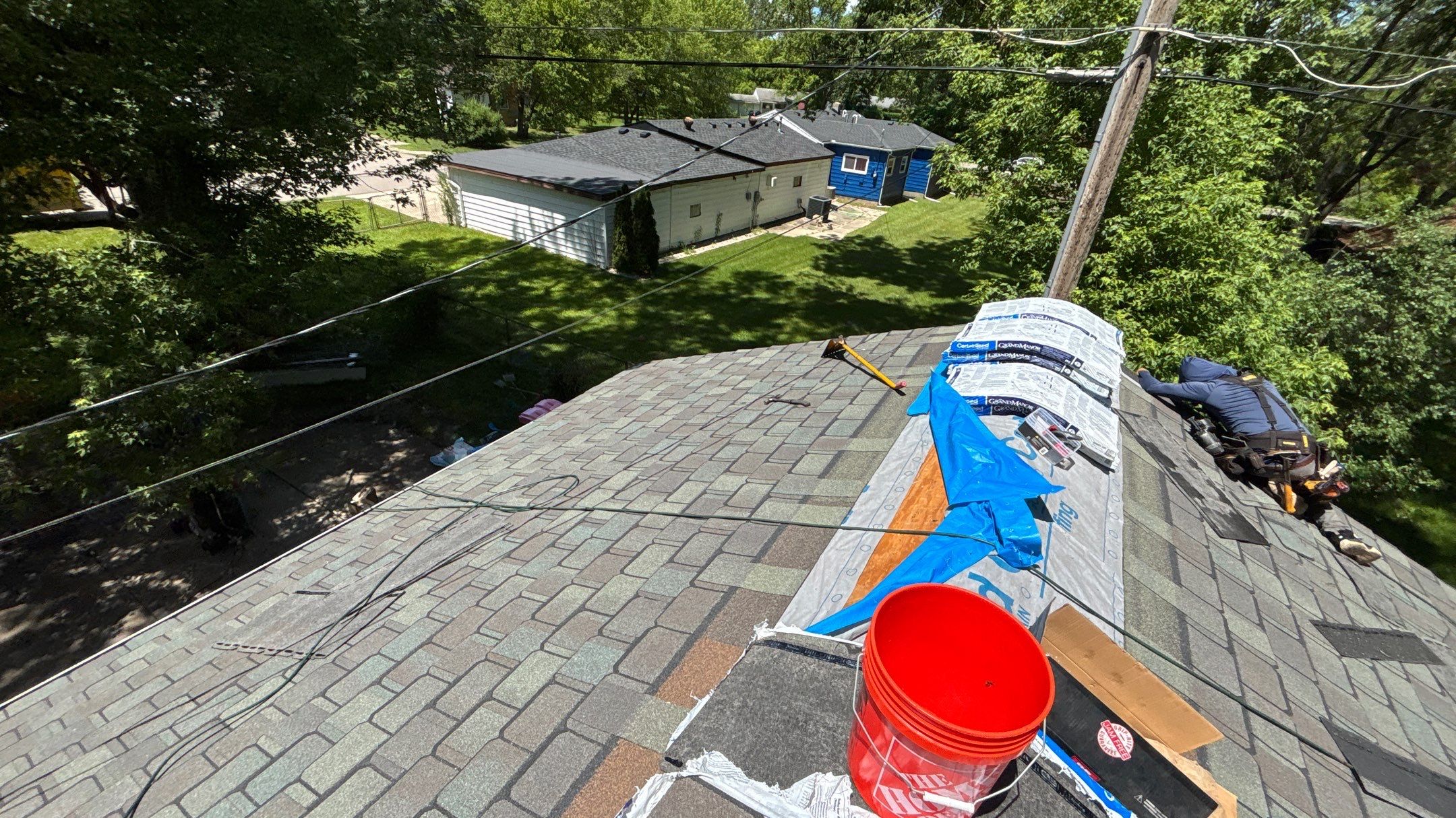Roof Replacement using CertainTeed Landmark by 180 Contractors