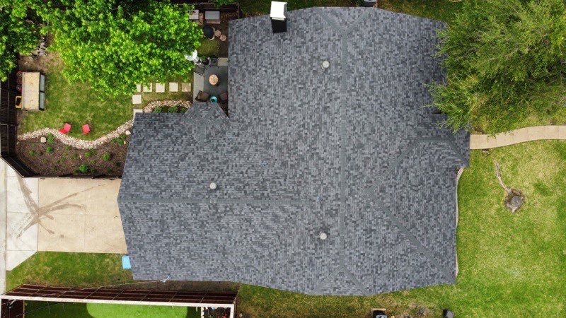 Residential Roofing Installation using CertainTeed Landmark MaxDef Moire Black by OneSource Roofing and Restoration