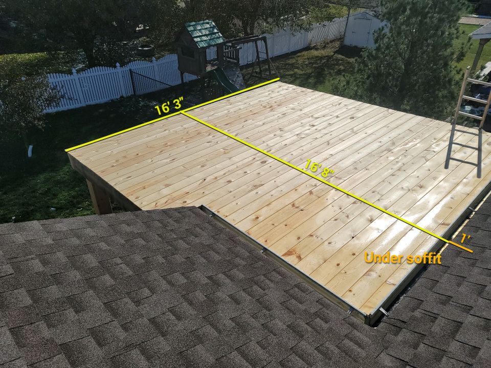 Hail Damaged Re-Roof by White Castle Roofing