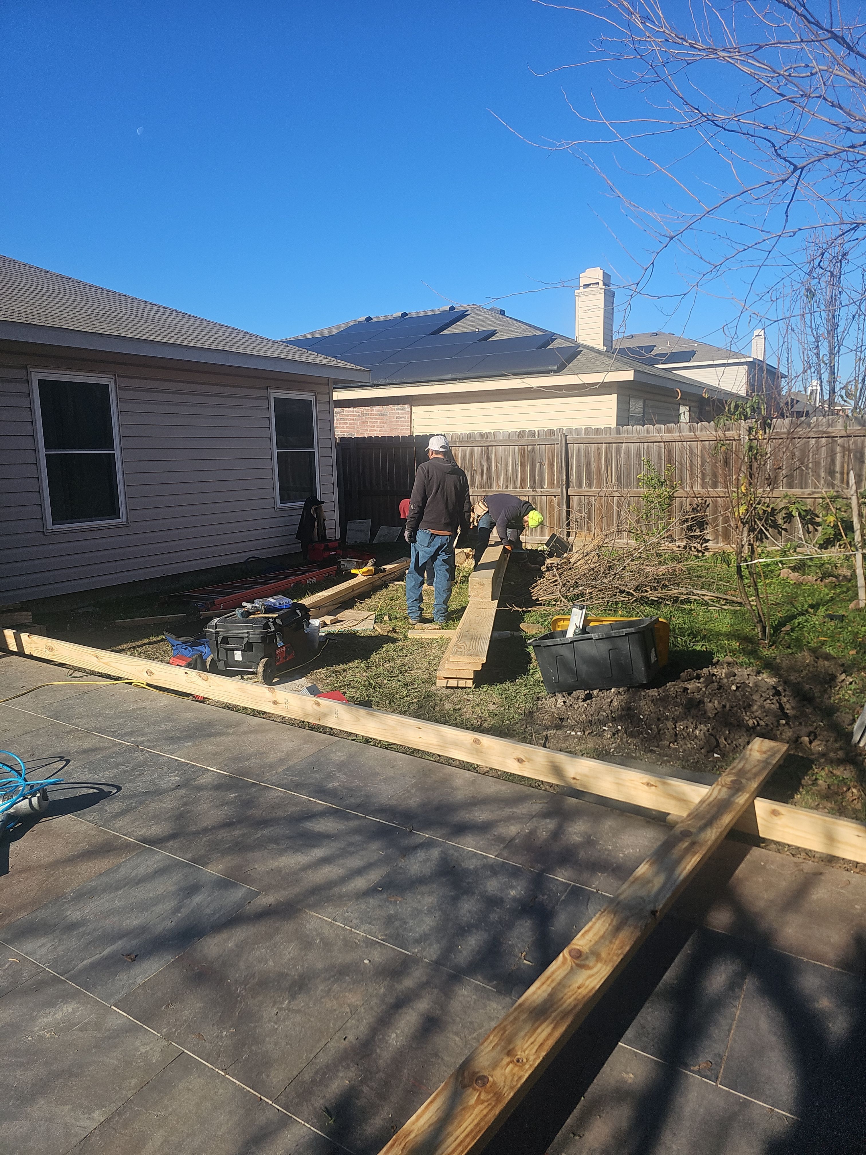 Custom Porch Installation in Mesquite TX by road roofing llc