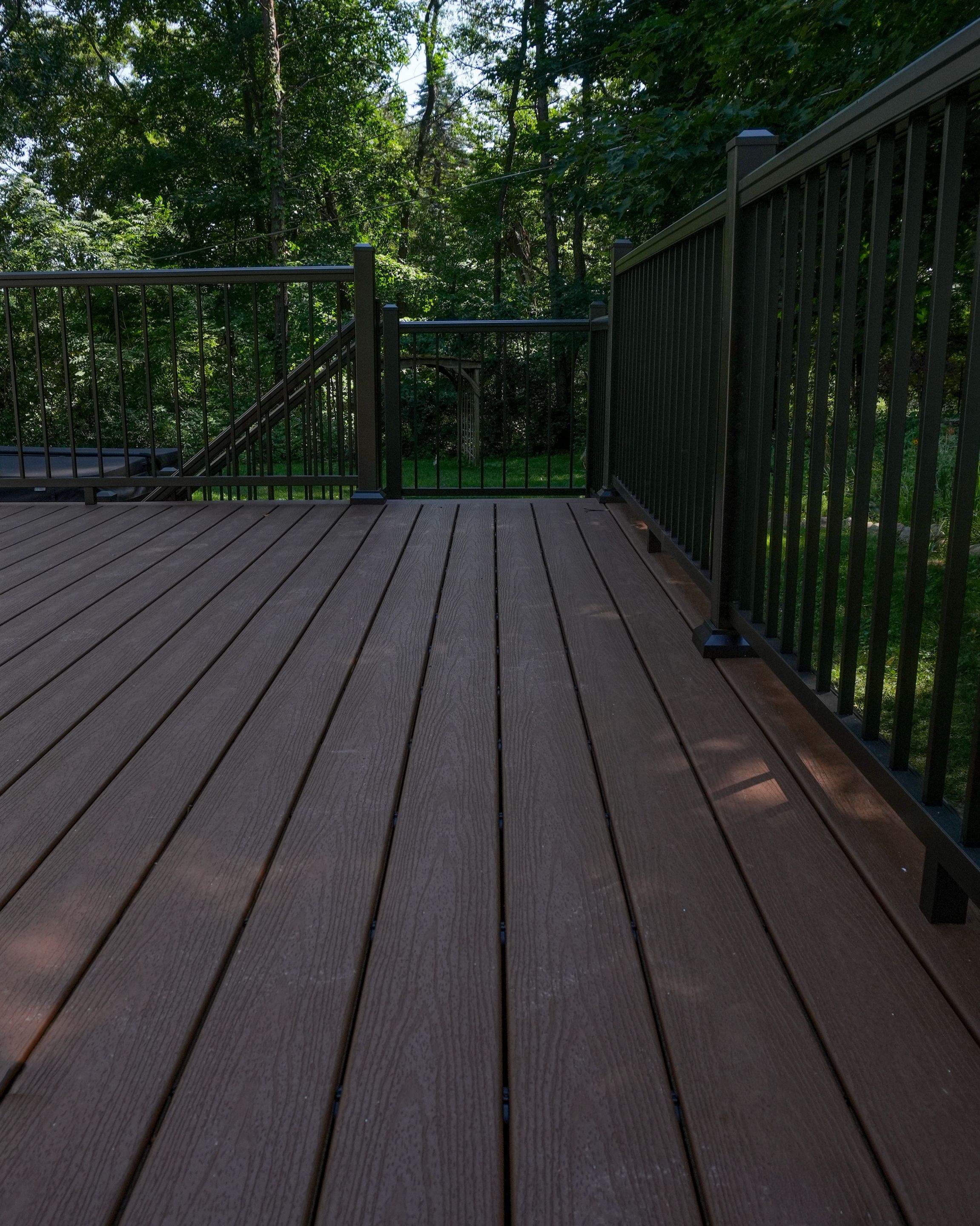 Deck and French Door Installation in Rockford by Cutting Edge Homes