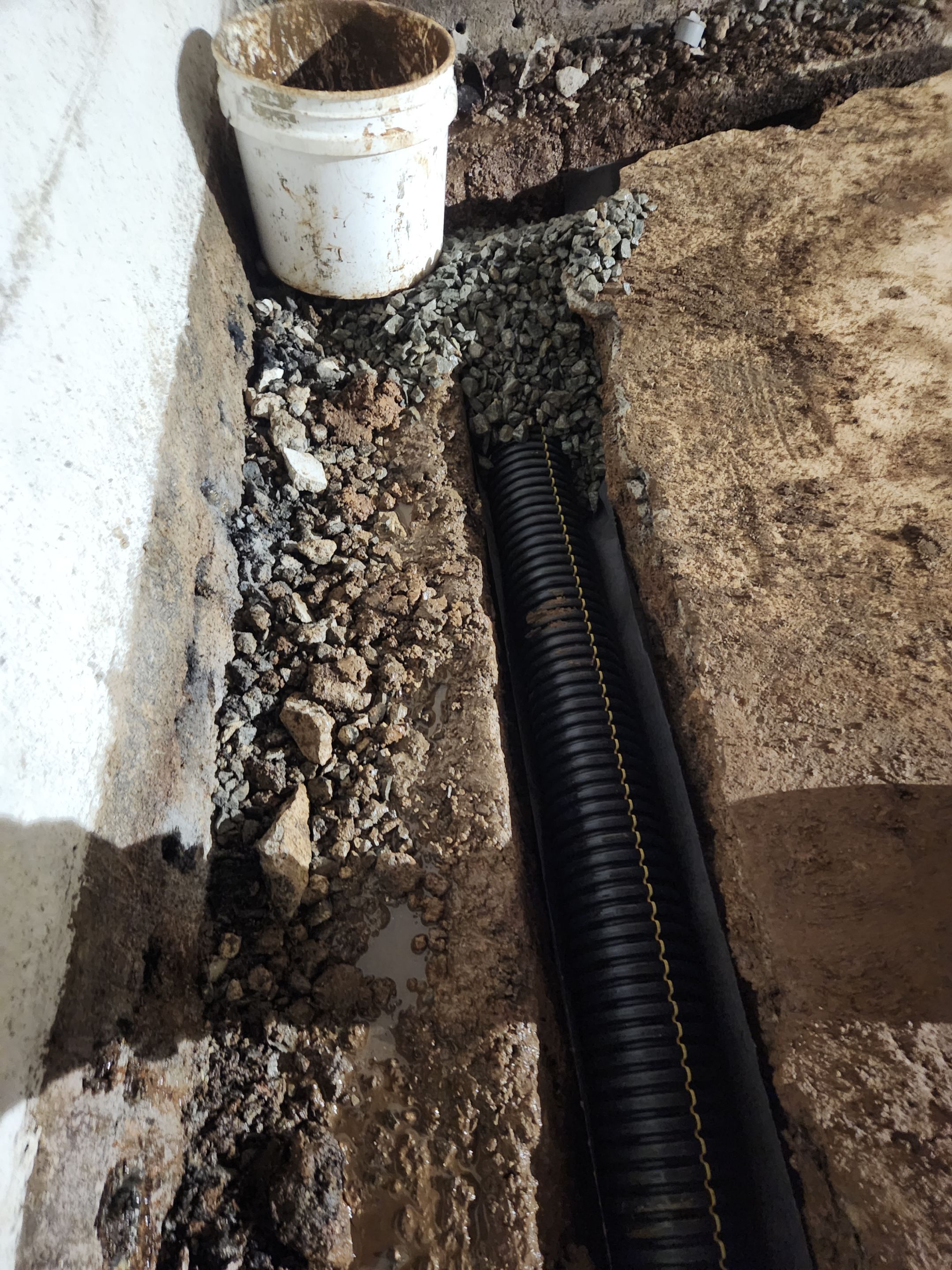 Interior French Drain in Pine Brook NJ by Pure Service Pro, LLC 