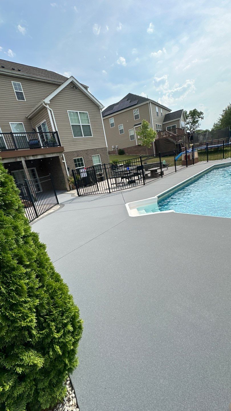 Pool Deck Project in Gibsonia by Floors in a Day, Inc