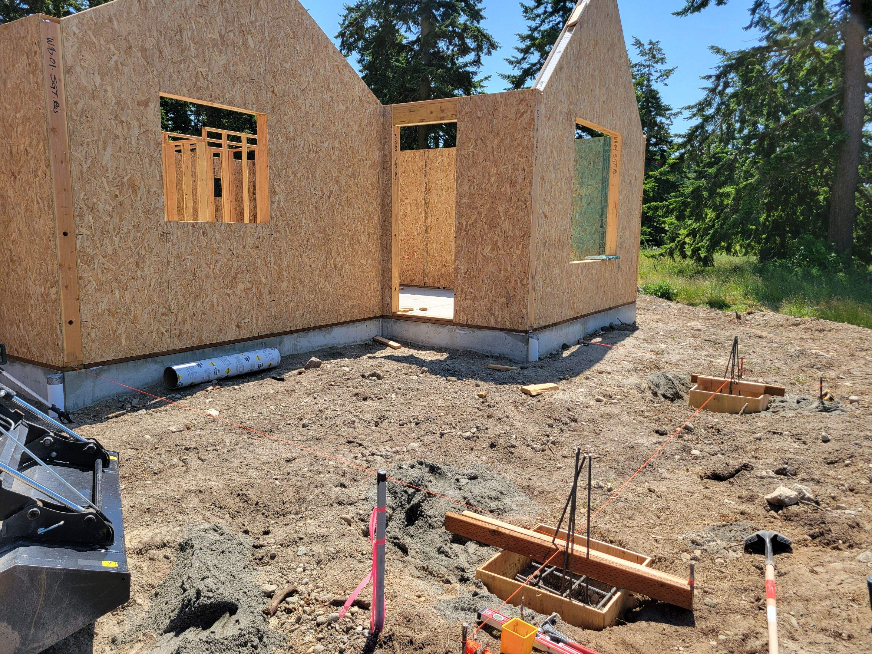 SIP Panel Framing by No 7 Development