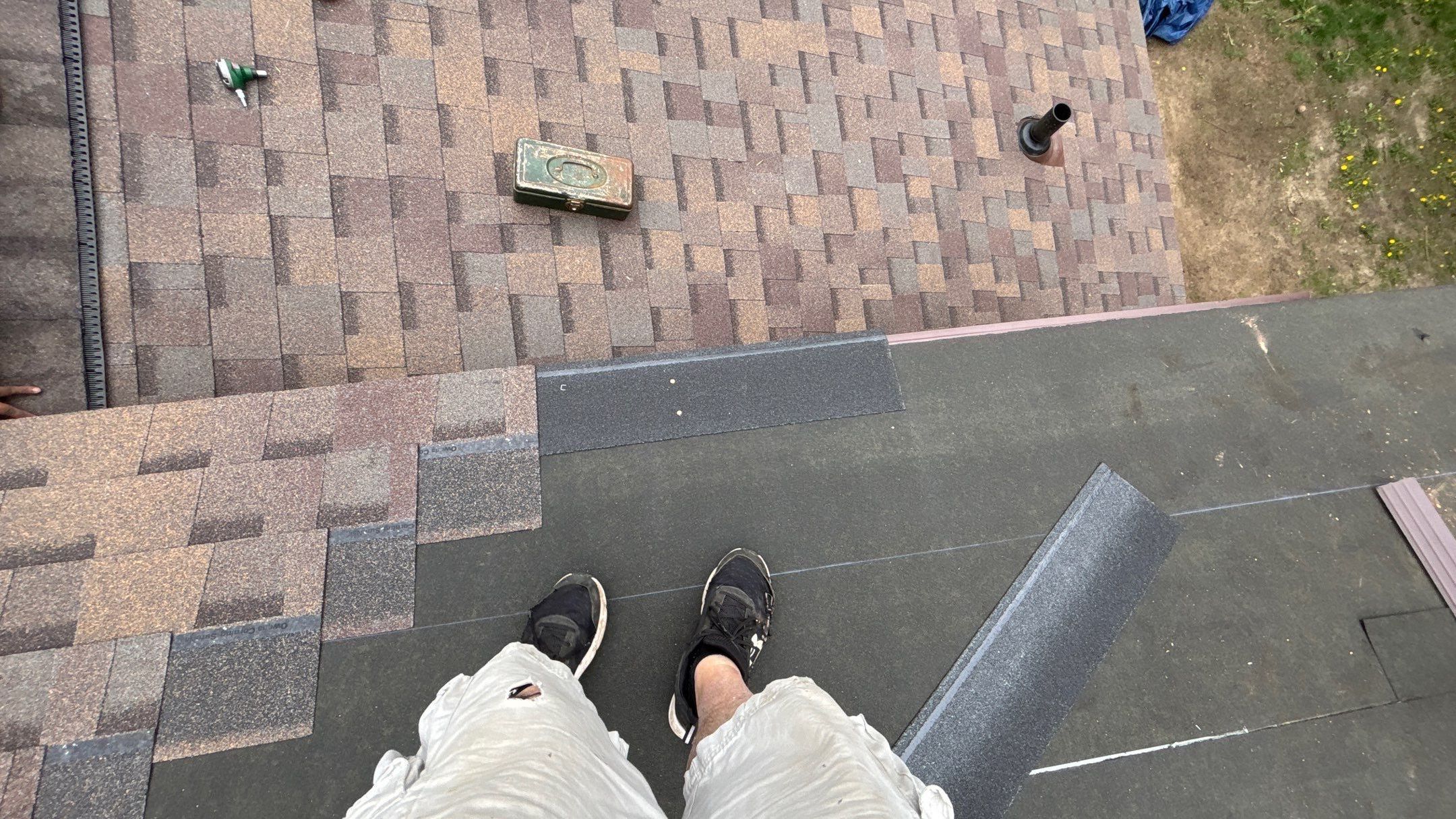 Roof Replacement using Owens Corning Teak by 180 Contractors