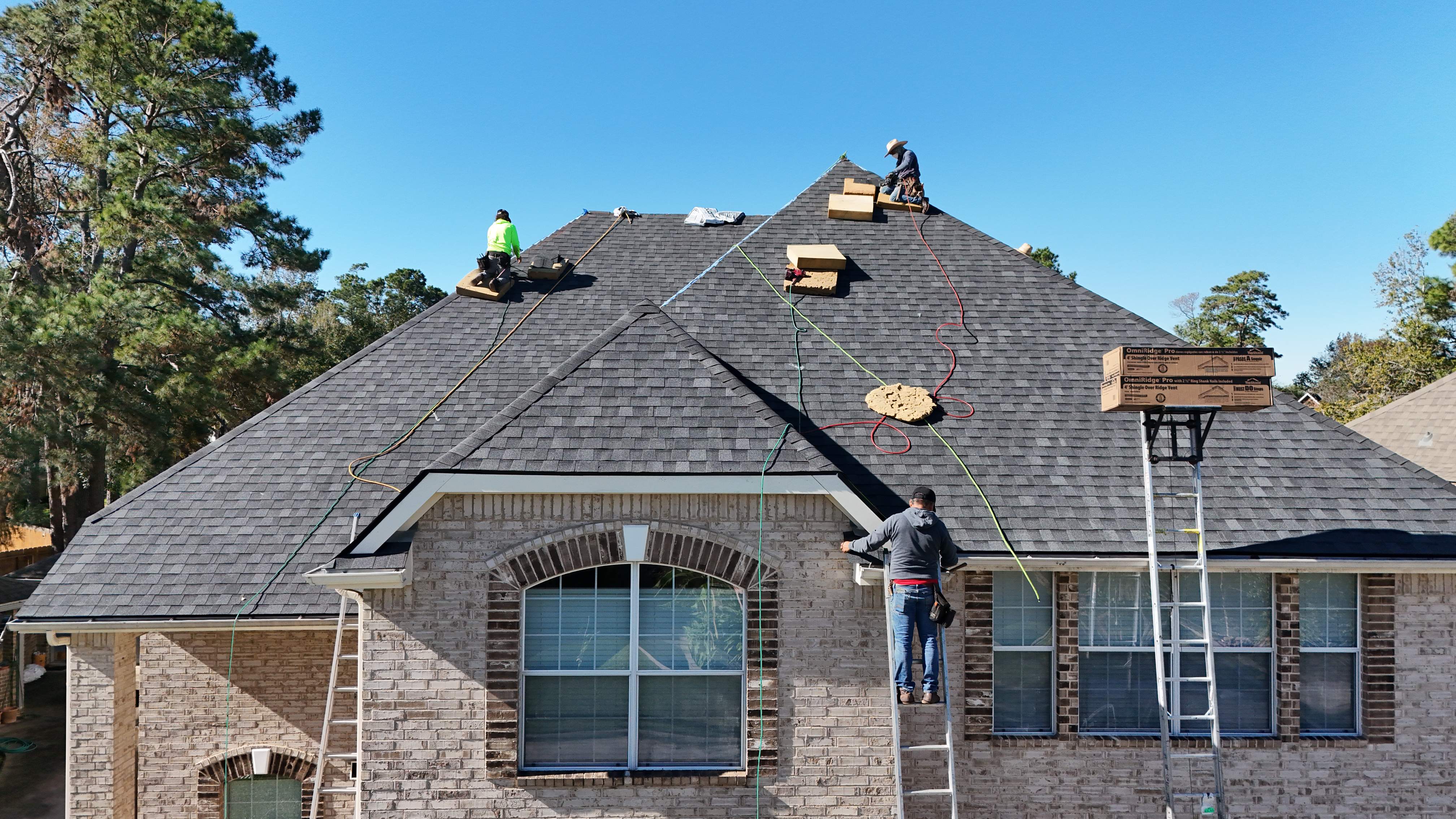 Roof Replacement + Interior Ceiling Restoration — Humble, TX by PL Roofing & SB Roofing, LLC.