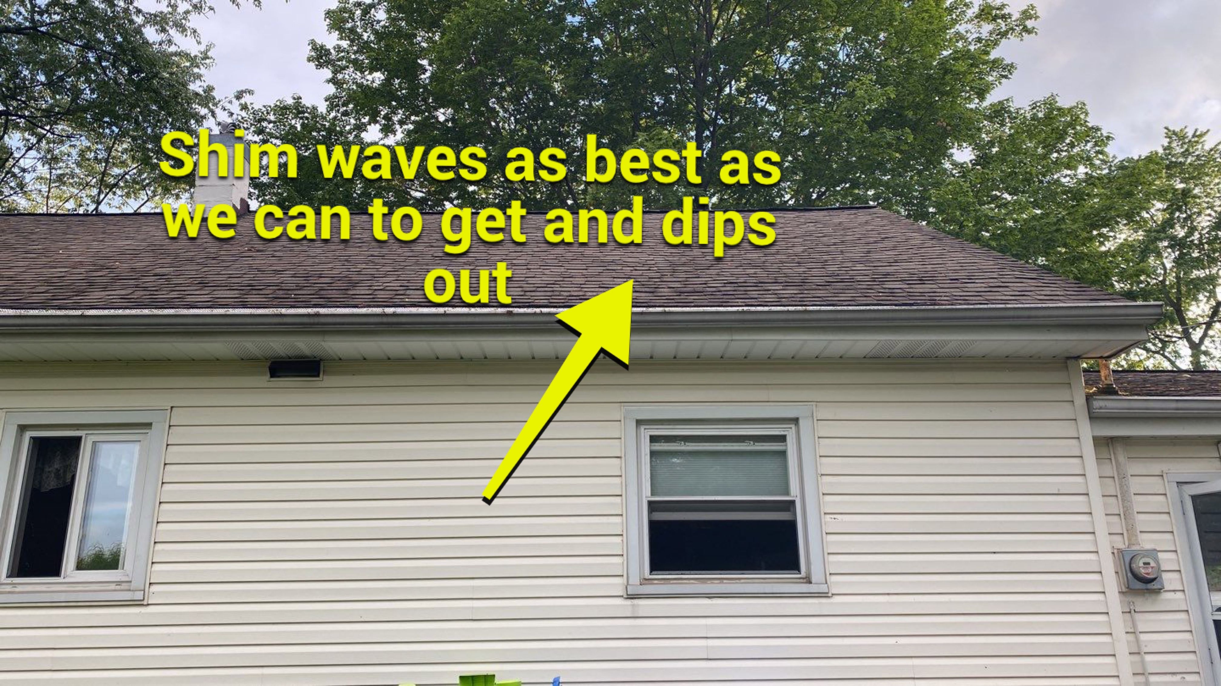 Metal Slate Shingle Roof Replacement After Hail Damage in Columbia City, Indiana by 4Ever Metal Roofing