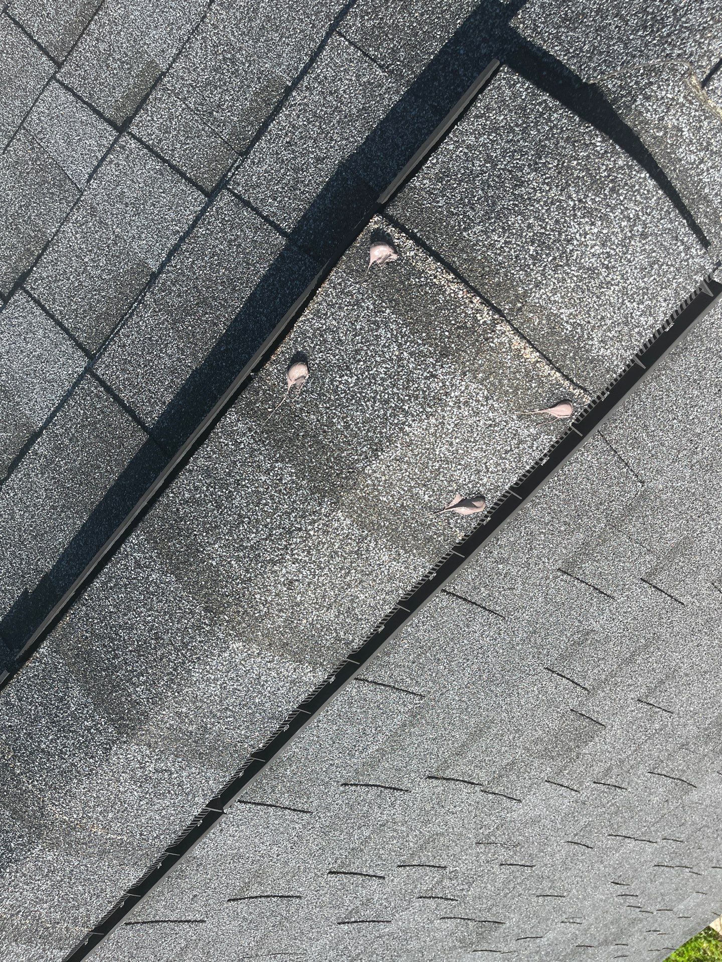 Hail Damage using Owen's Corning Duration (Lifetime) Shingles by Roof Repair Company