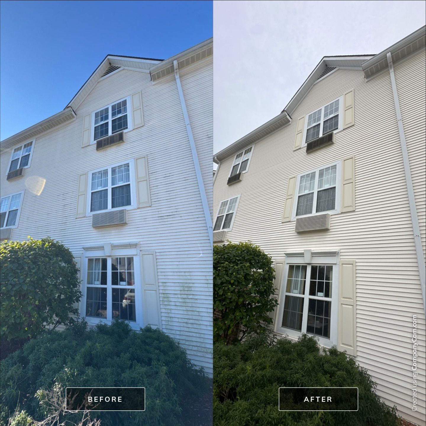 Extended Stay America West Dundee Building Wash by Simmons Power & Soft Washing