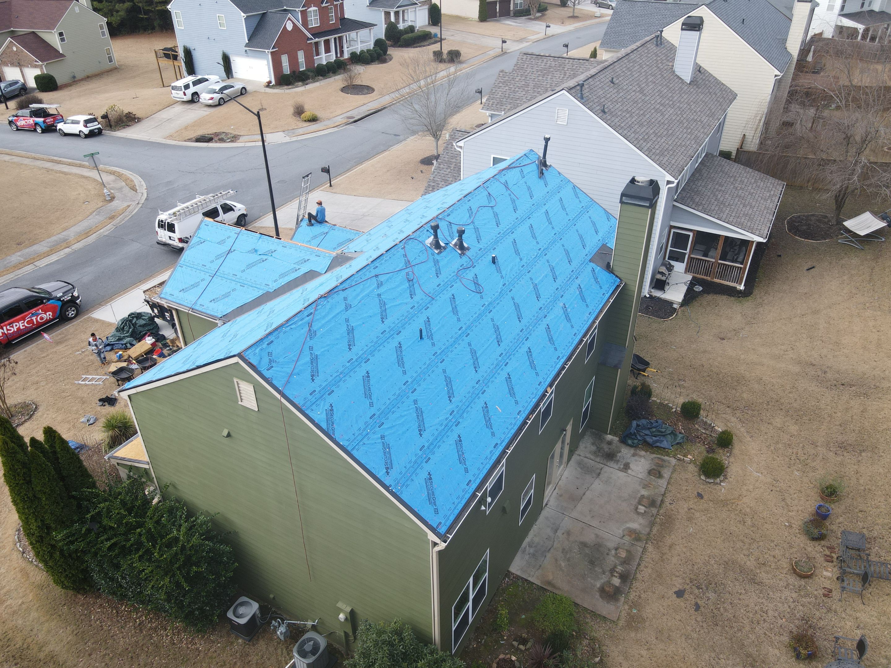 Residential Roofing Installation using Atlas  by Inspector Roofing and Restoration