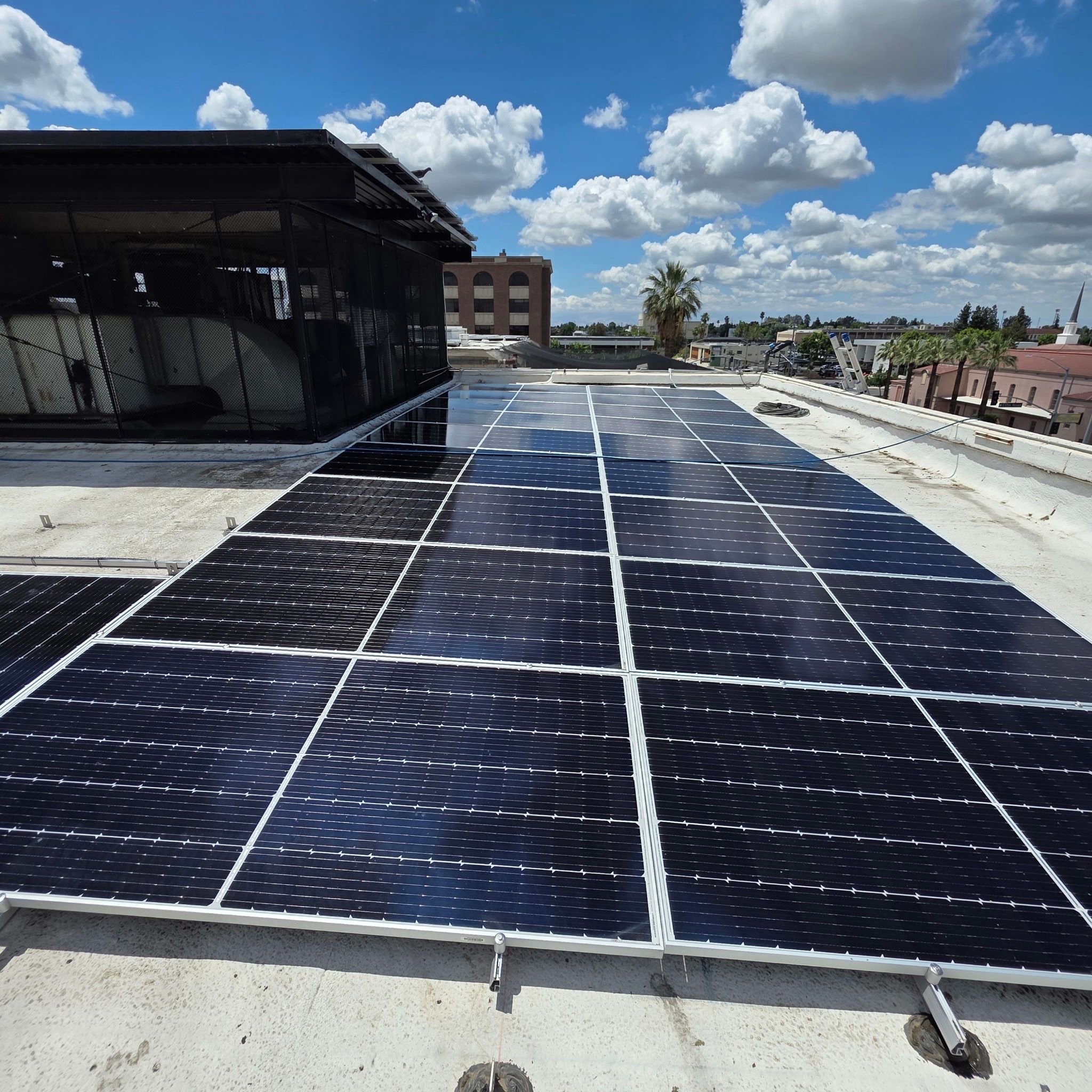 Commercial Solar Panel Cleaning by Palm Coast Solar Cleaning