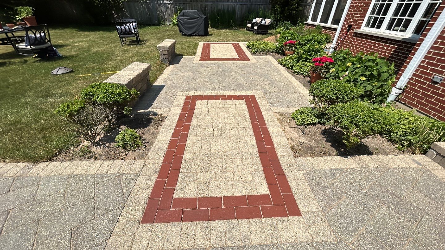 Brick paver clean, sand and seal.  using Surebond SB-1300 by Northern Power Washing LLC.