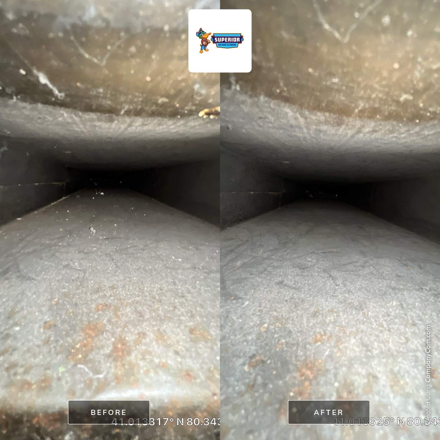 Air Duct Cleaning With a Vacuum Truck in New Castle, PA by Superior Air Duct Cleaning