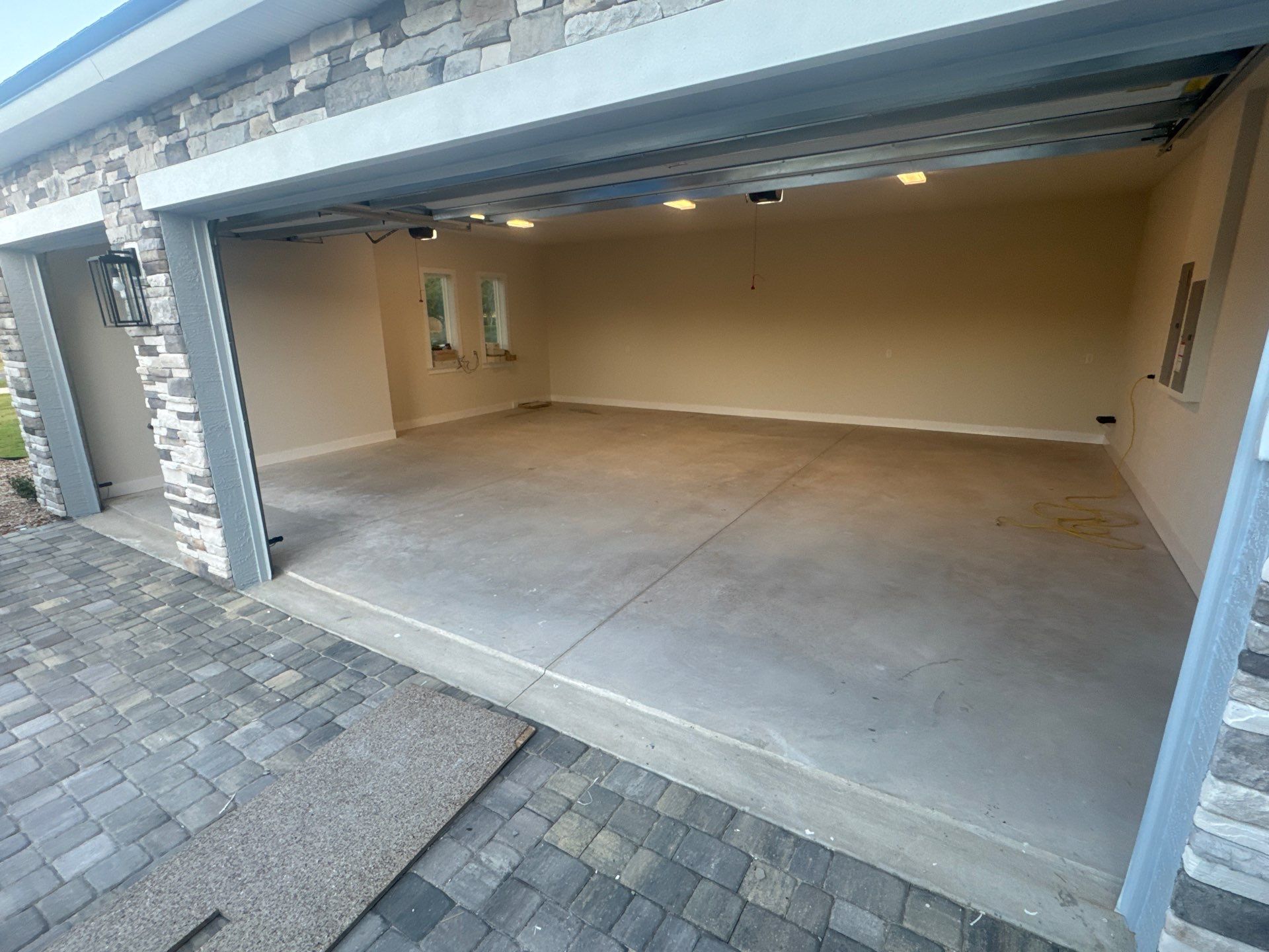 Garage in Tidal Wave by Cross Creek Concrete Coatings