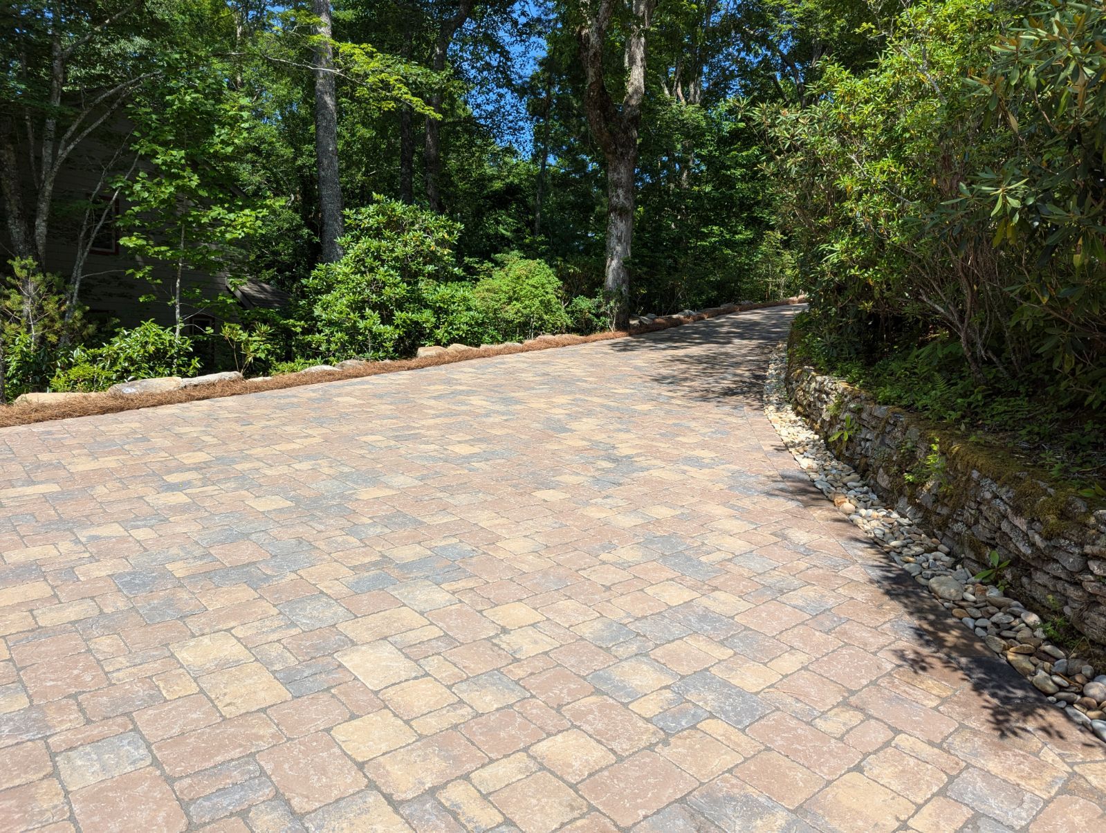 Custom Paver Driveway by B&B Landscaping