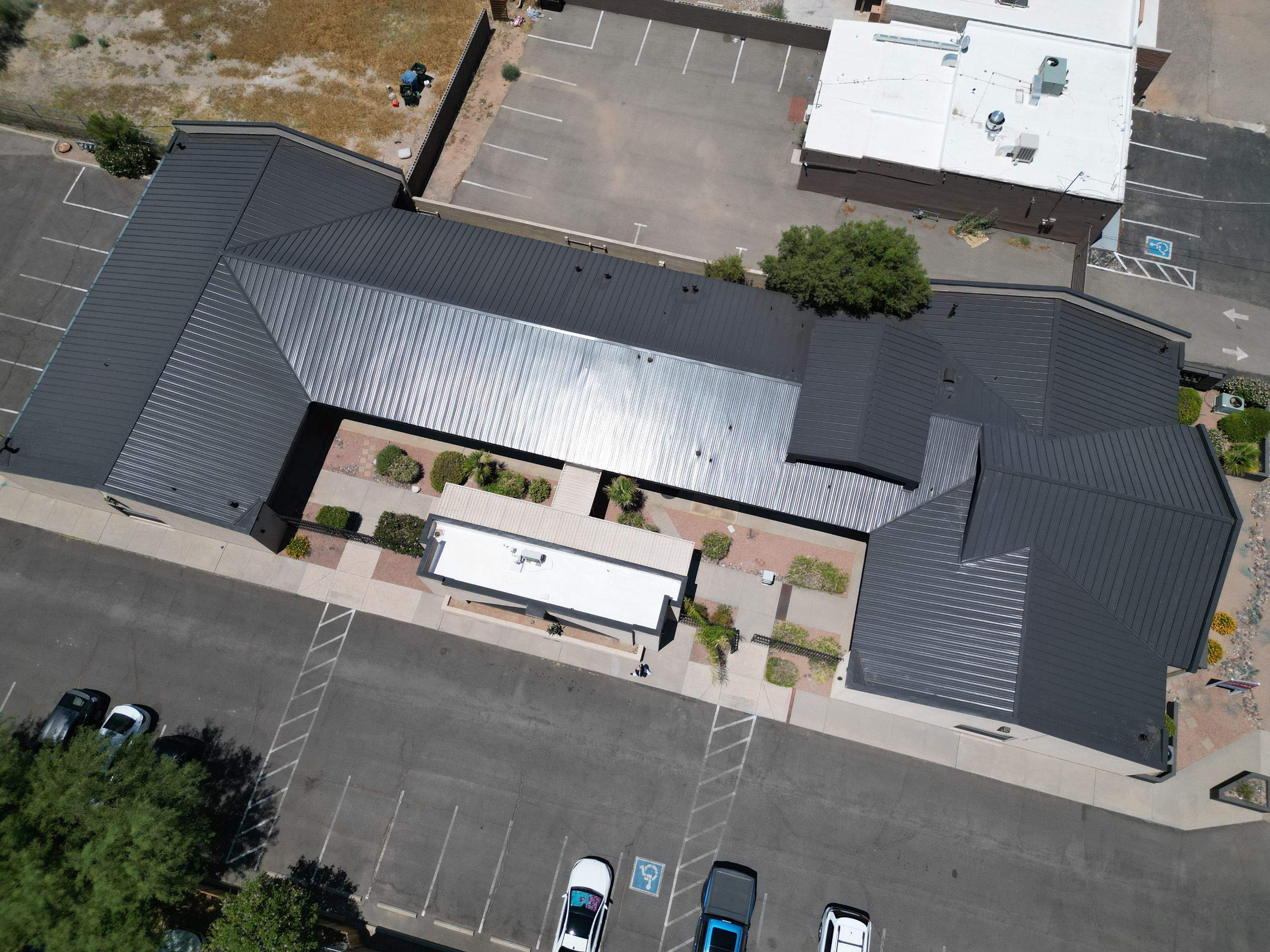 Burnished Slate Standing Seam by Reimagine Roofing