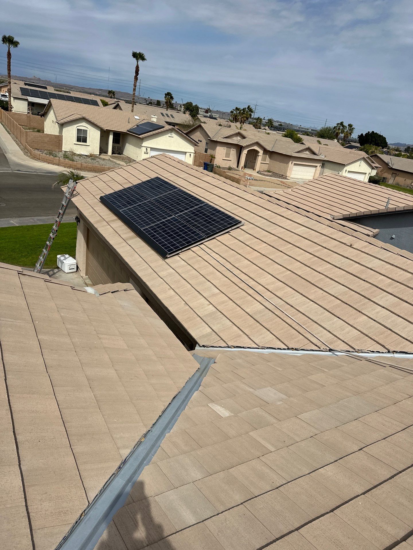 Savannah Beige Concrete Tiles by Reimagine Roofing