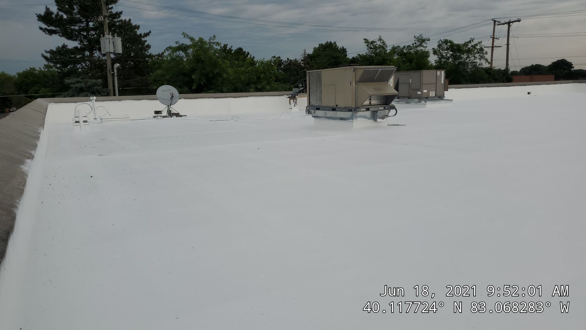 Fabric Reinforced Roof Coating by Gold Star Roofing LLC 