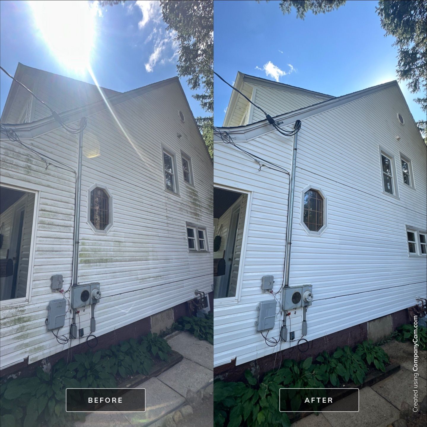 Project in Woodstock by Simmons Power & Soft Washing