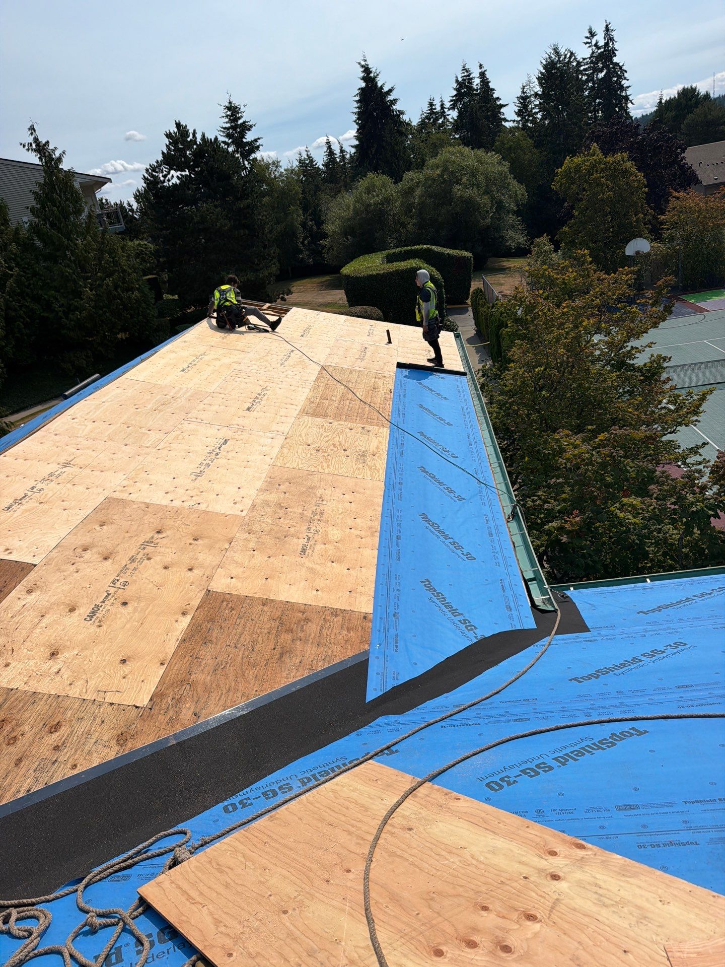 Residential Roofing Installation using GAF HDZ Shingles by Roofing Formula LLC