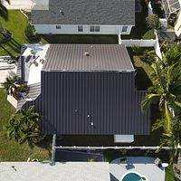 24ga 1.5" Mechanical Seam Dark Bronze  by Total Roofing System The Metal Roof Experts