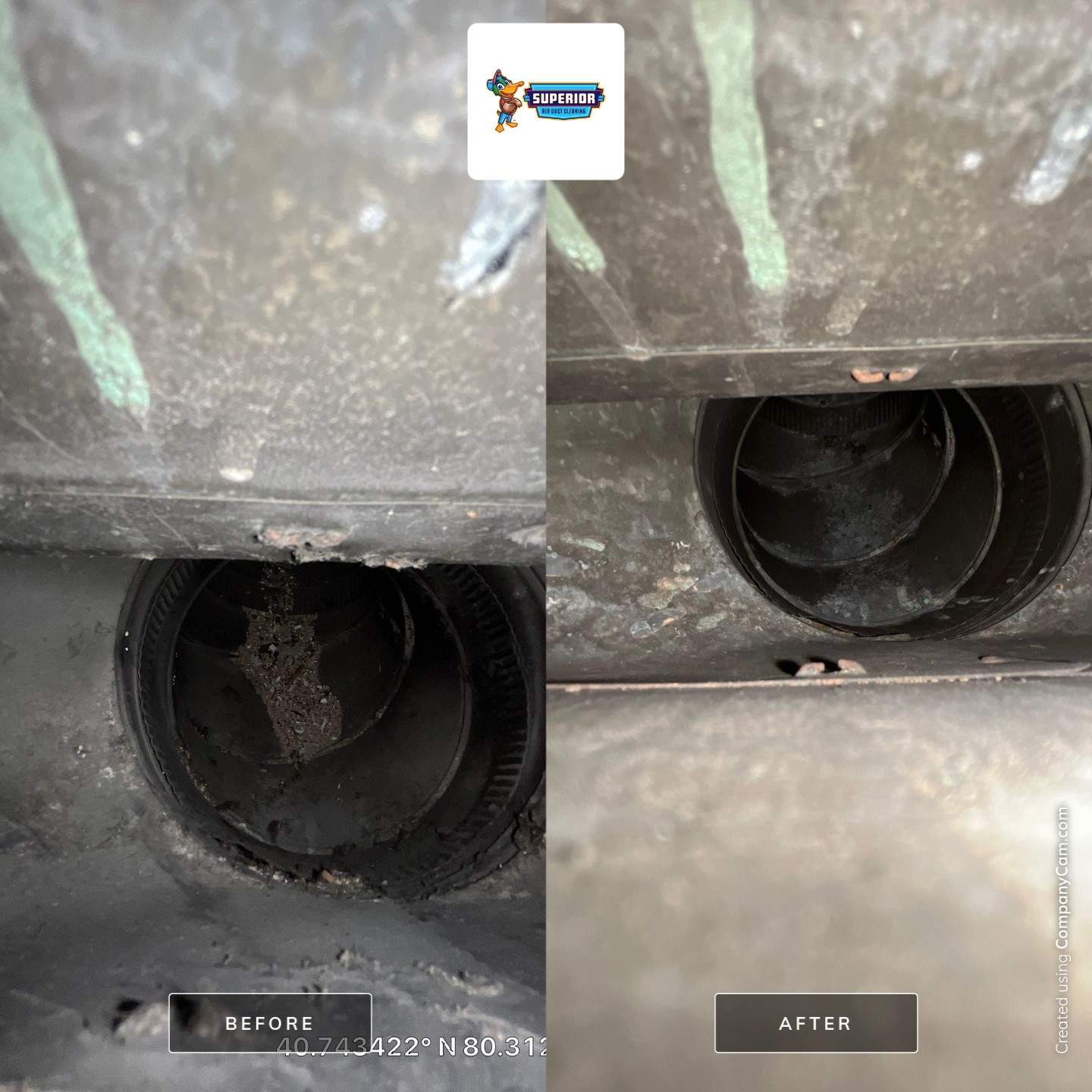 Air Duct Cleaning With a Vacuum Truck in New Brighton, PA by Superior Air Duct Cleaning