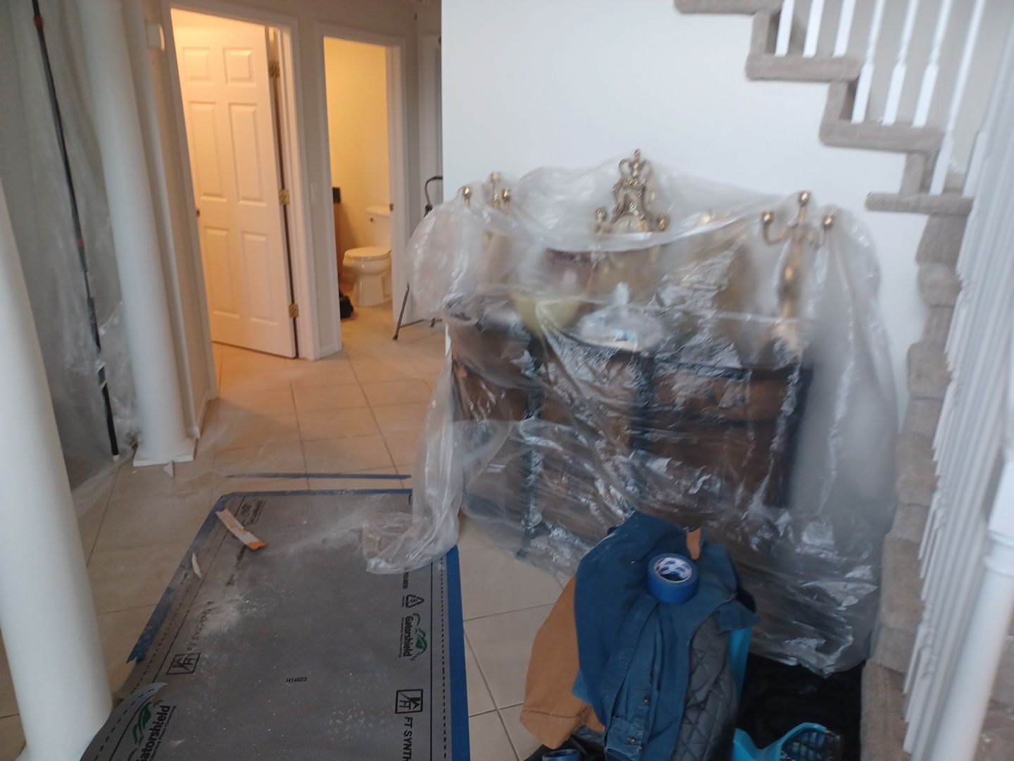 Project in West Bloomfield by EzDry Water Mitigation & Property Restoration