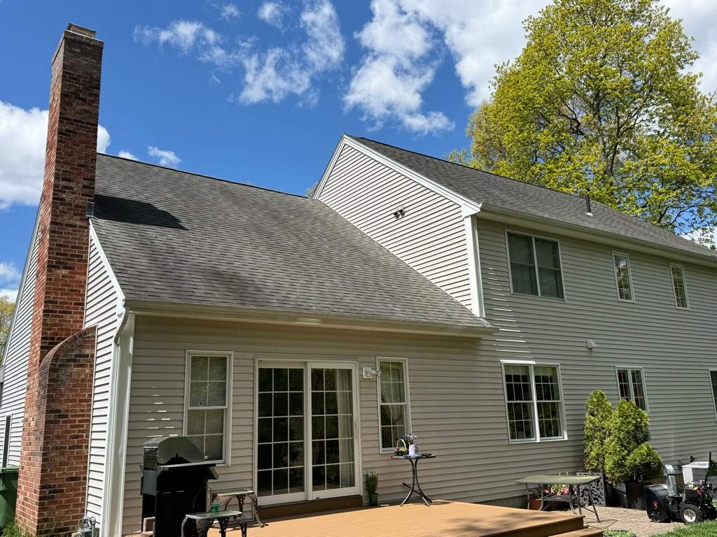 New Asphalt Shingled roof in Glastonbury by DiGiorgi Roofing and Siding Inc