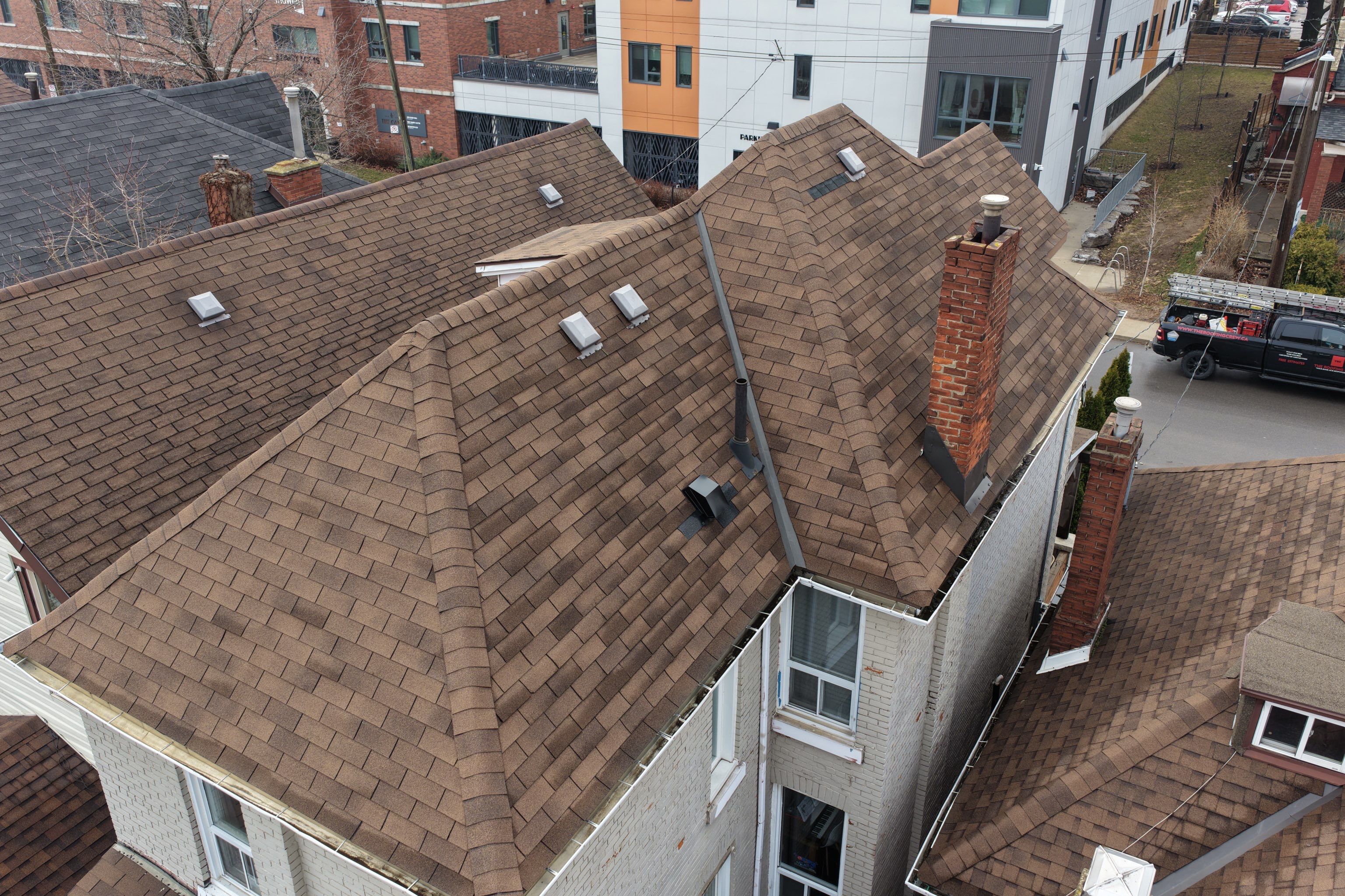 Project in Hamilton by The Roofing Crew