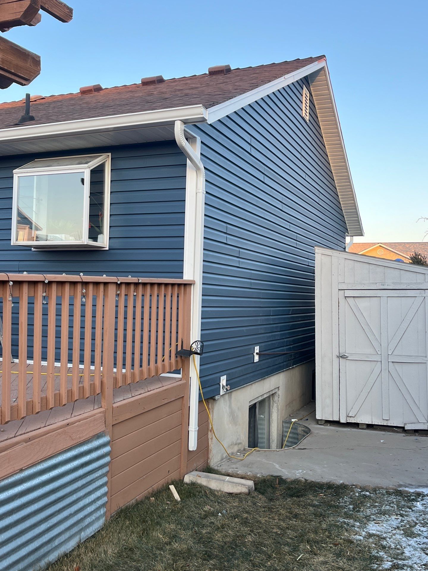 Project in West Jordan by Master Rain Gutters.