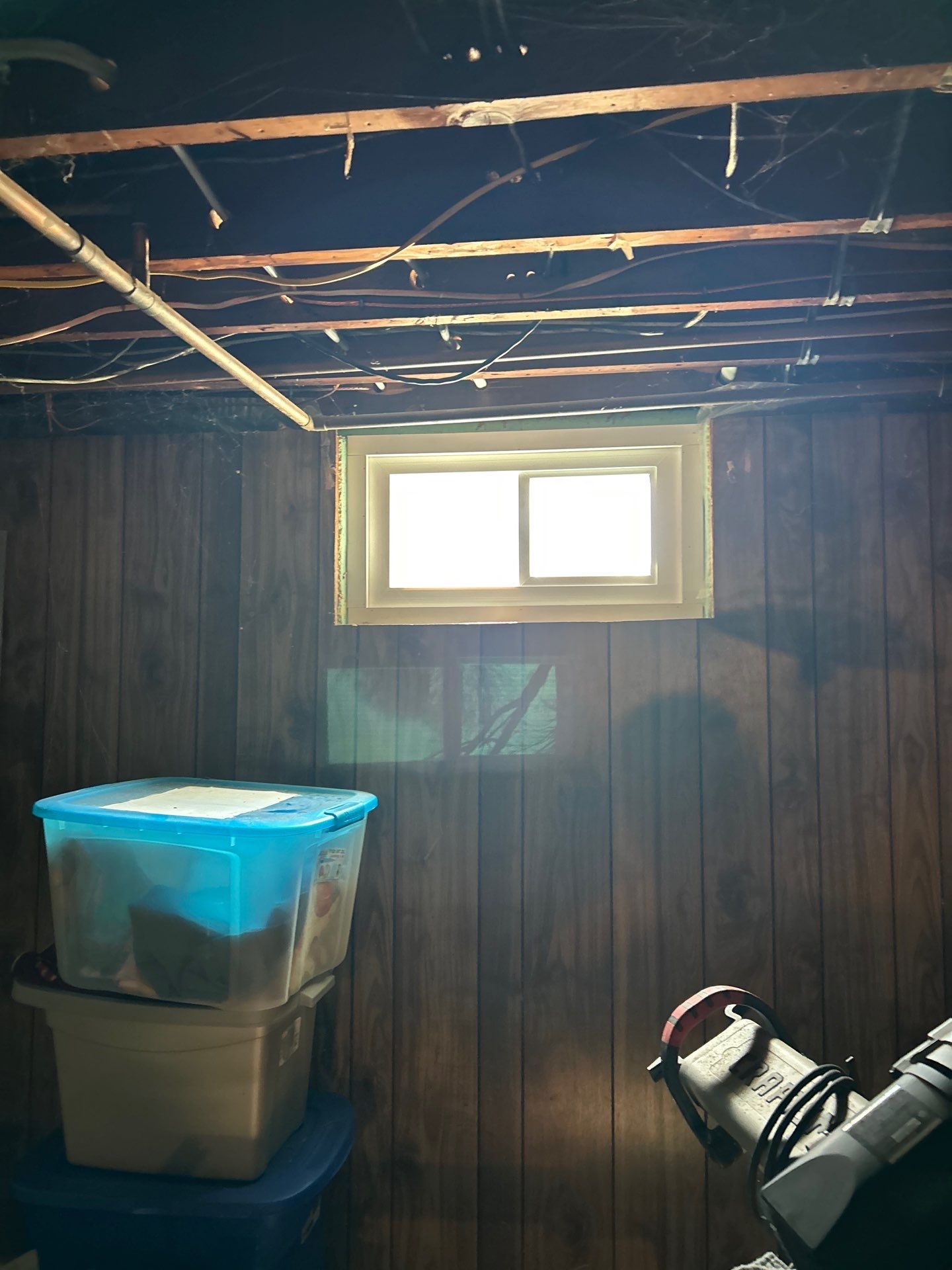 Basement Window Upgrade for Light, Efficiency & Clean Finish by DiGiorgi Roofing and Siding Inc