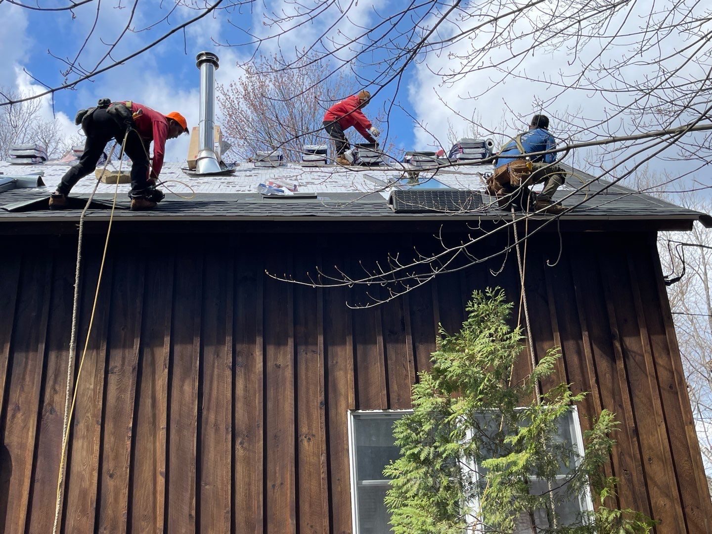 Residential Roofing Installation using GAF Timberline HDZ by Sensible Home Solutions