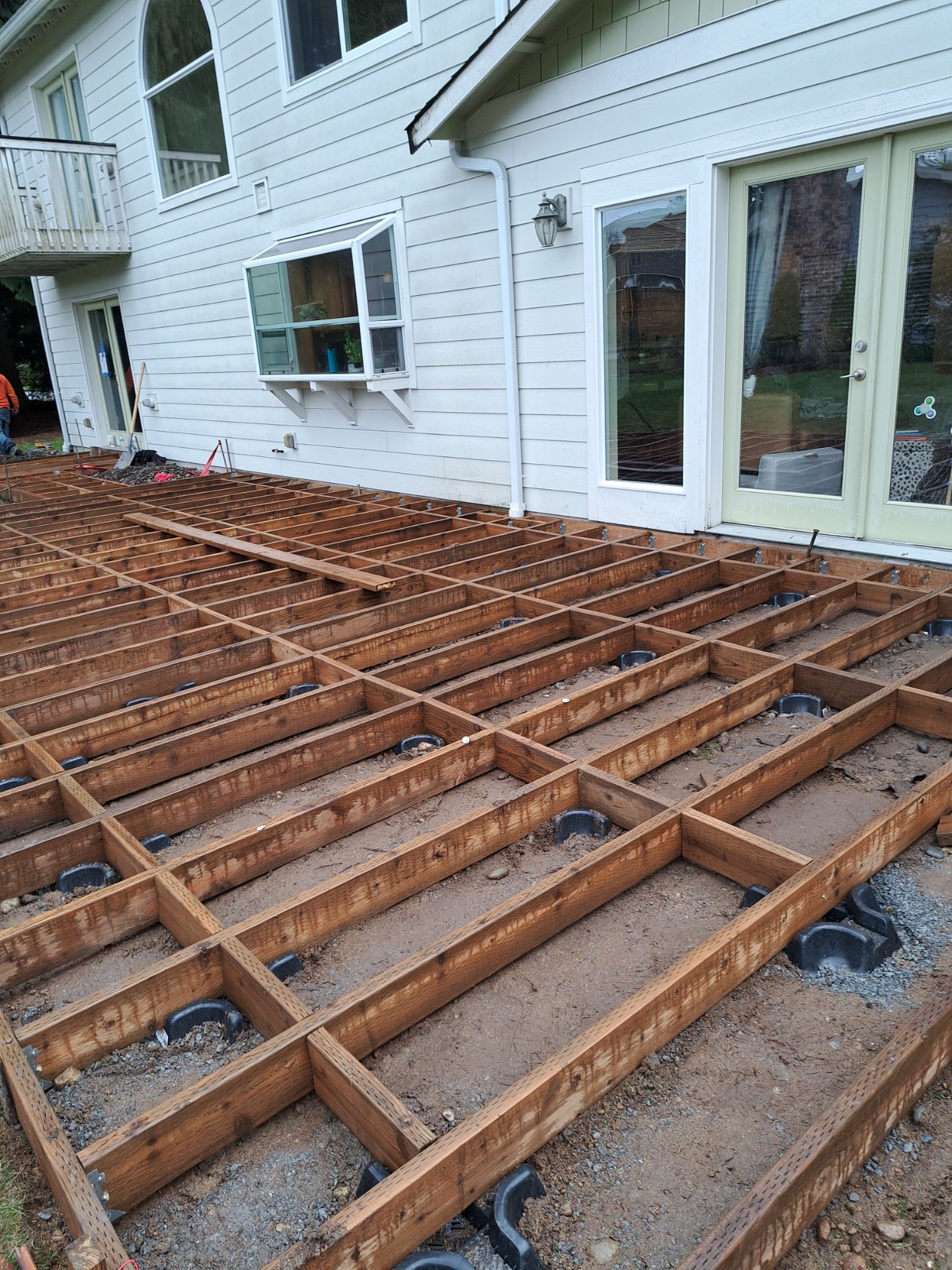 Daniel | Back Deck Installation  by Jireh Asphalt & Concrete Inc 