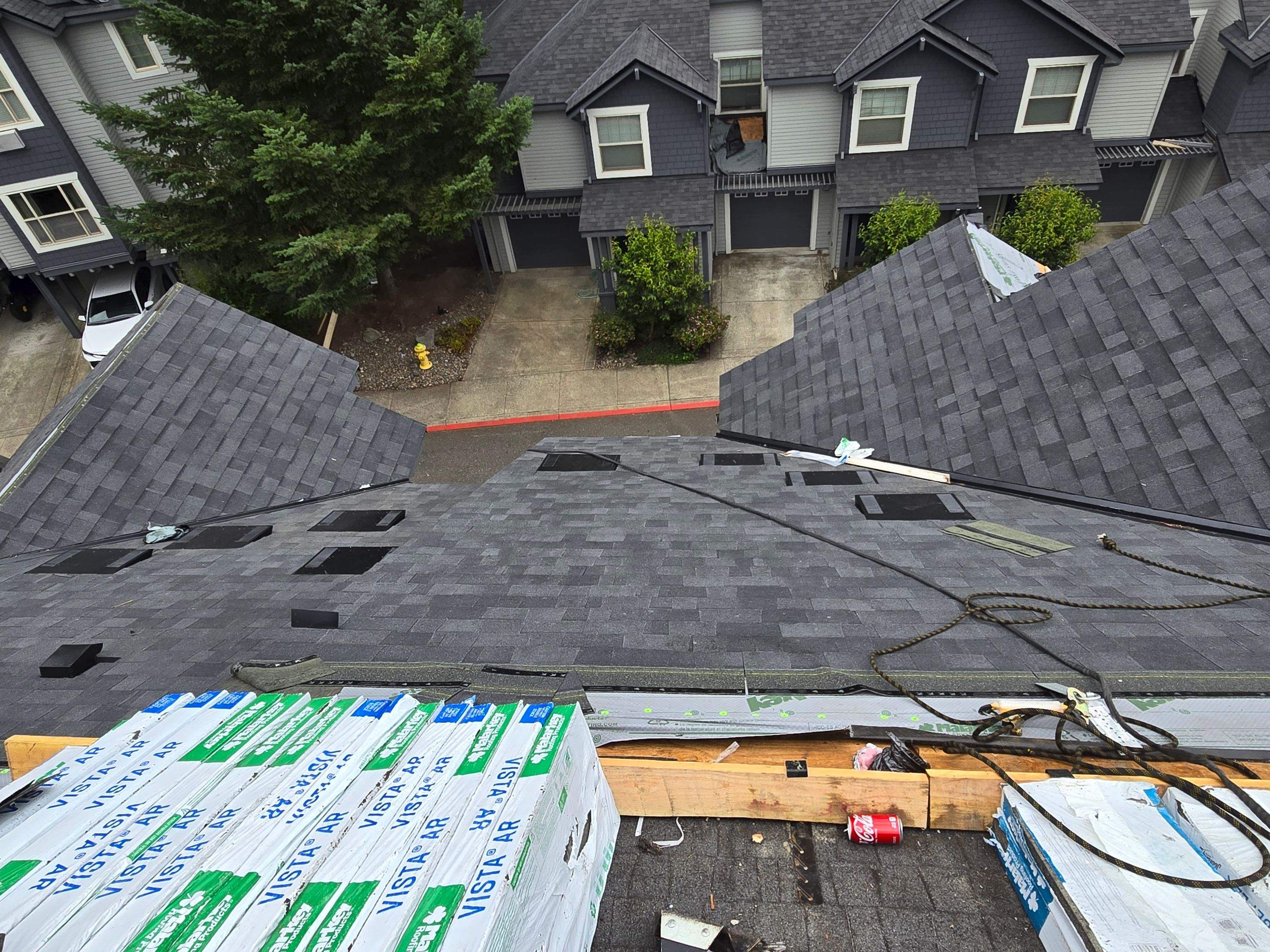 Dawson Station Reroof and Gutters by Hawthorne General Construction